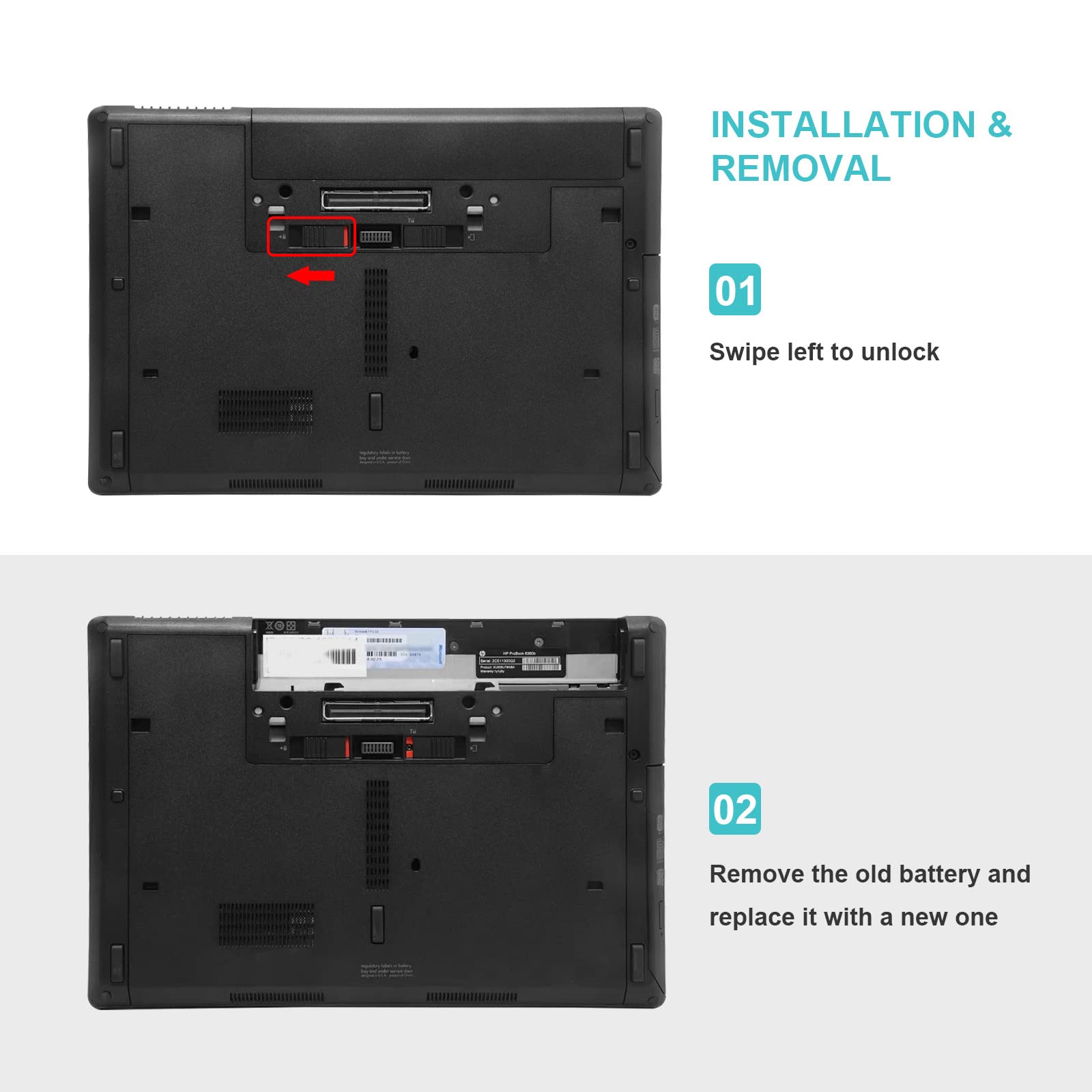 Foto 5 | Batería Fancy Buying De 9 Celdas Y 87 Wh Para Hp Elitebook 8460p - Venta Internacional.
