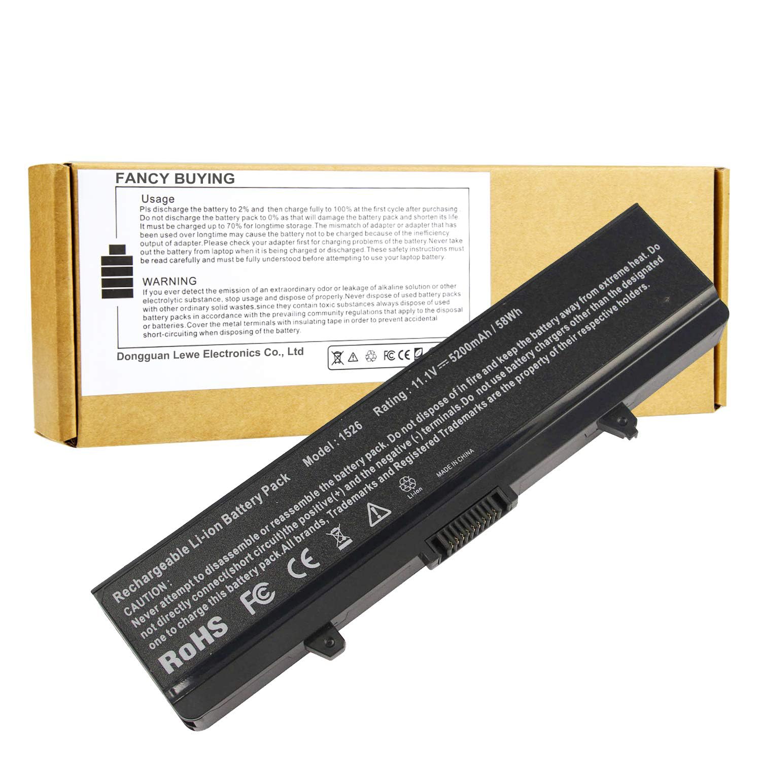 Batería Portátil Fancy Buying Para Dell Inspiron 1526 1525 1545 - Venta Internacional.