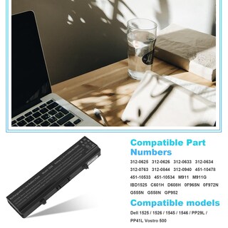 Foto 4 | Batería Portátil Fancy Buying Para Dell Inspiron 1526 1525 1545 - Venta Internacional.