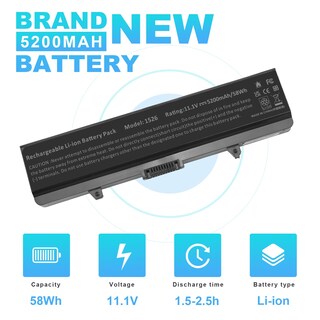 Foto 5 | Batería Portátil Fancy Buying Para Dell Inspiron 1526 1525 1545 - Venta Internacional.
