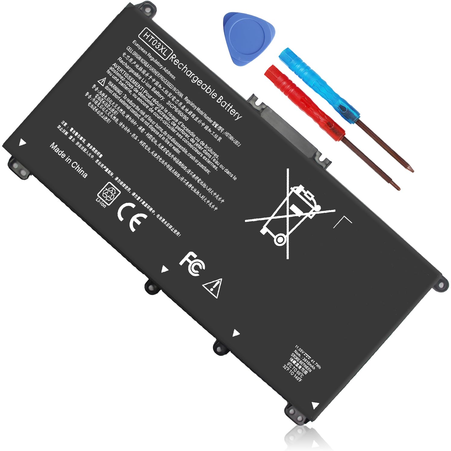 Batería Wymisnit Hto3xl Ht03xl L11119-855 Para Hp Pavilion - Venta Internacional.