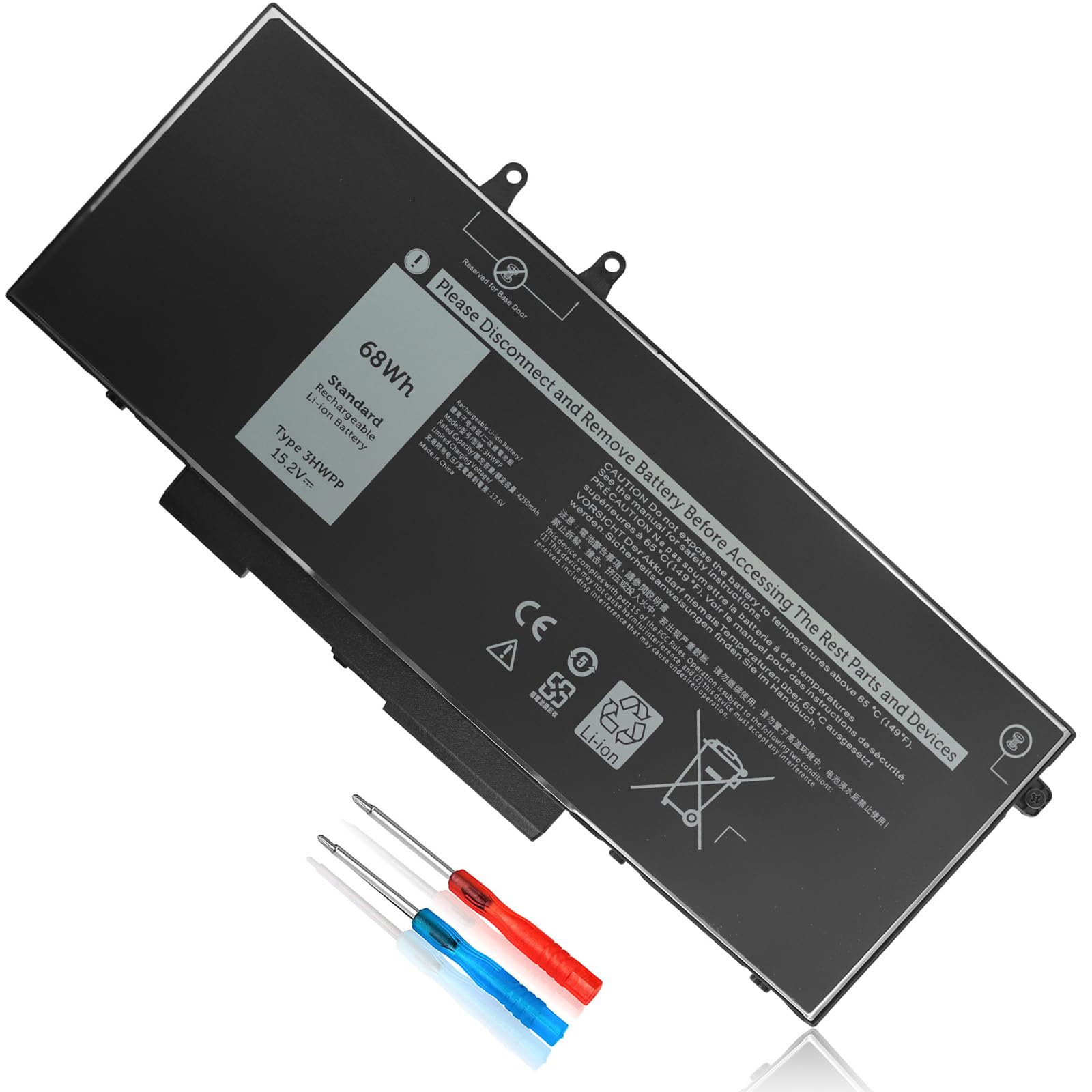 Batería Emanjor 68wh 3hwpp 15 2 V Para Dell Latitude 5501 5510 - Venta Internacional.