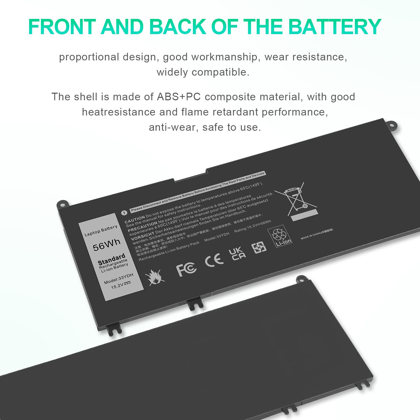 Foto 7 | Batería Portátil Fancy Buying 33ydh Para Dell Inspiron 17 7000 - Venta Internacional.