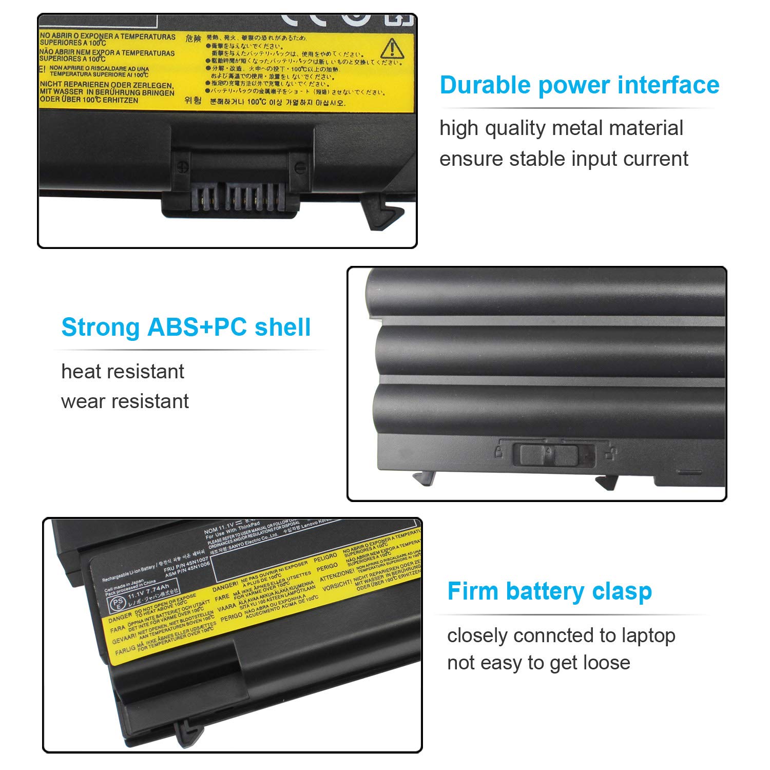 Foto 4 pulgar | Batería Emanjor 70++  11 1 V  94 Wh  9 Celdas  Compatible Con Lenovo T430 - Venta Internacional.