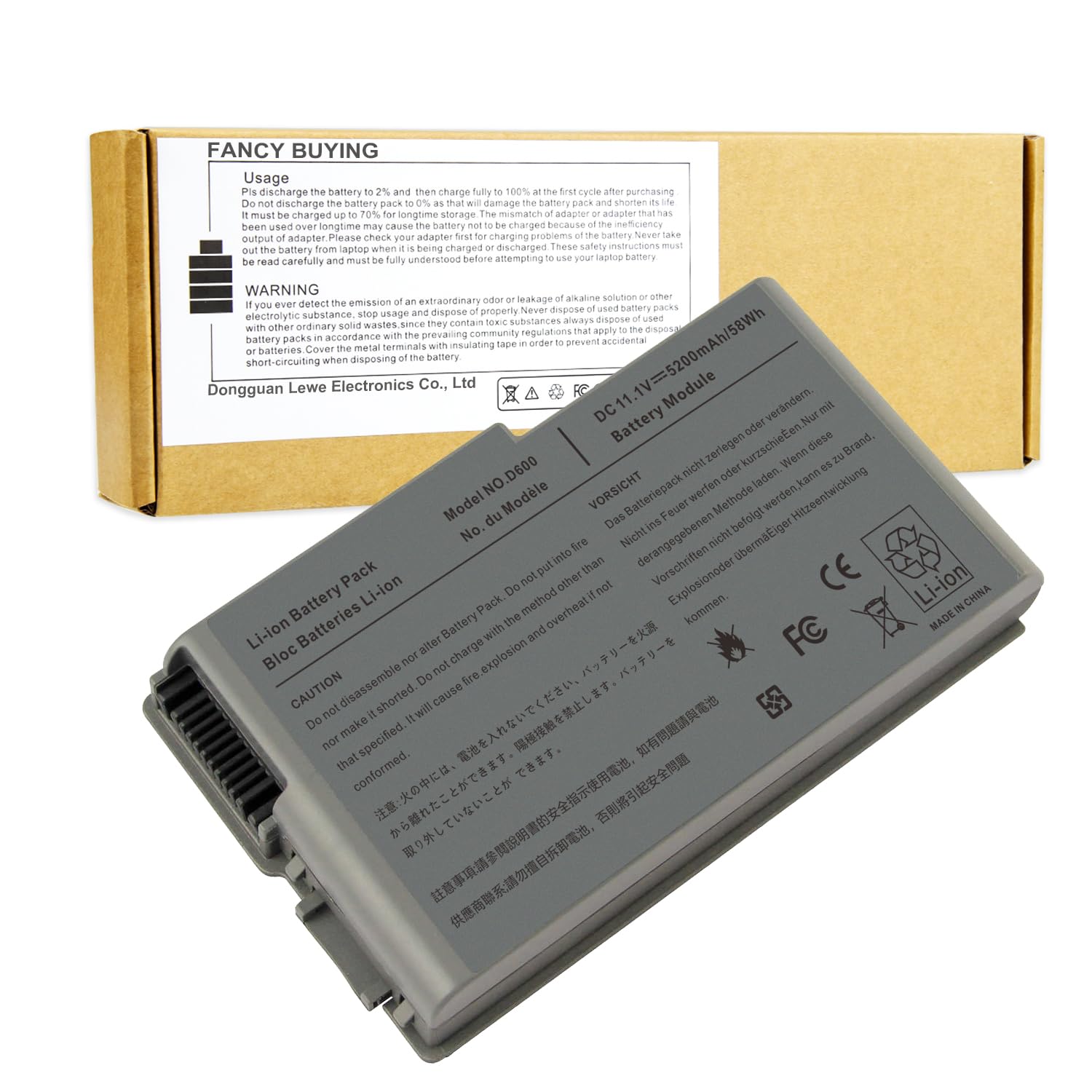 Comprar Una Batería Portátil Para Dell Latitude D600 D505 D610 - Venta Internacional.