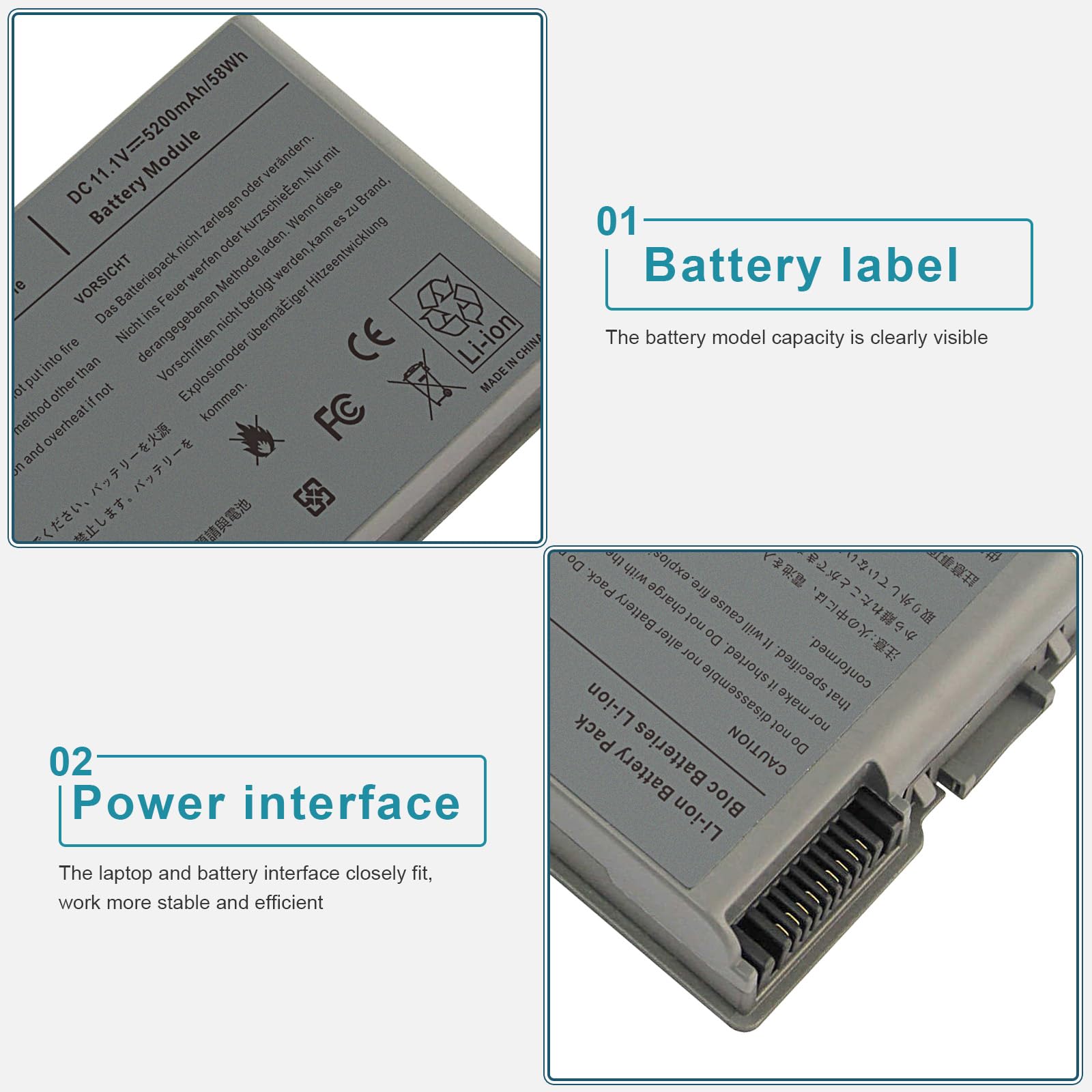 Foto 4 pulgar | Comprar Una Batería Portátil Para Dell Latitude D600 D505 D610 - Venta Internacional.