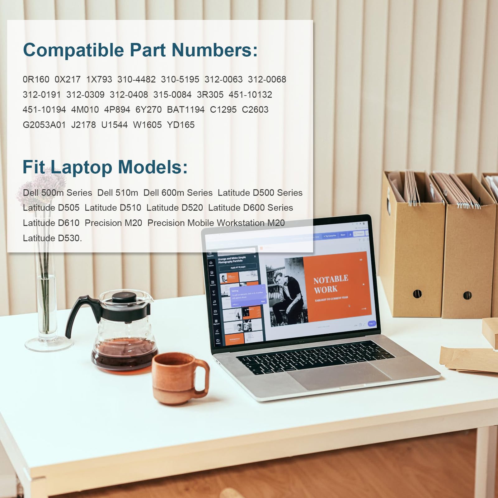 Foto 4 | Comprar Una Batería Portátil Para Dell Latitude D600 D505 D610 - Venta Internacional.