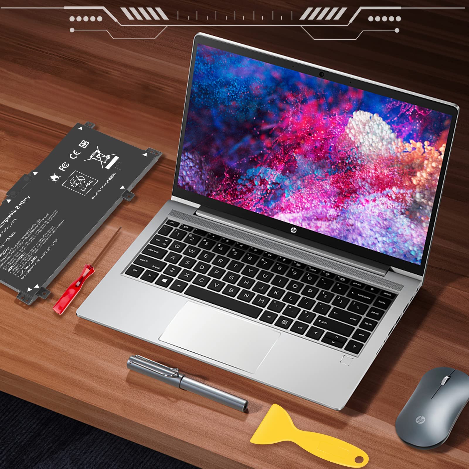 Foto 7 | Batería De Repuesto Tree.nb Lk03xl Para Hp Envy X360 15/17 - Venta Internacional.