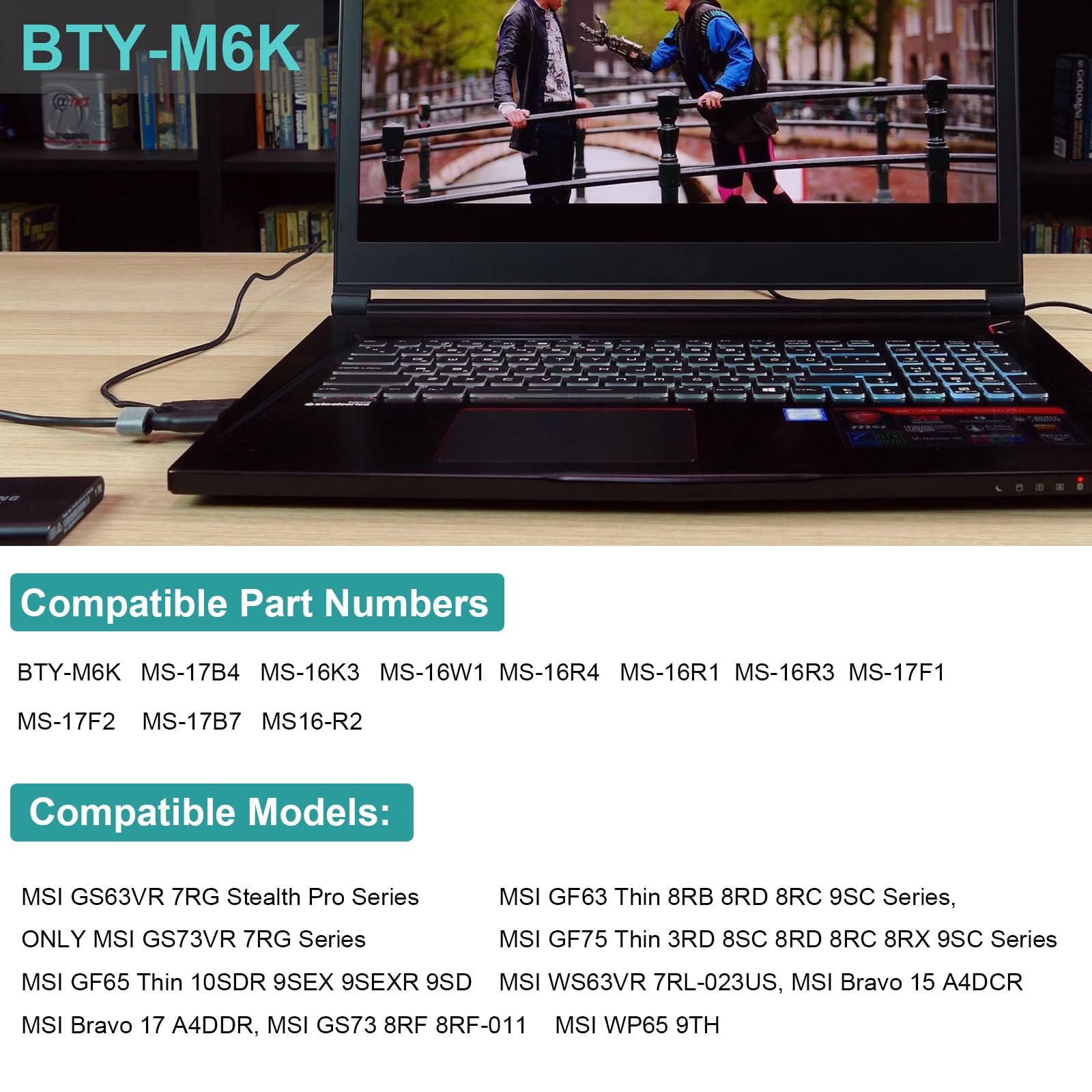 Foto 7 pulgar | Batería Portátil Fancy Buying Bty-m6k Para Msi Stealth Pro - Venta Internacional.