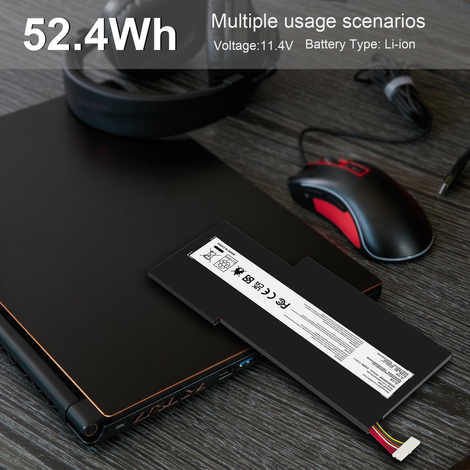 Foto 8 pulgar | Batería Portátil Fancy Buying Bty-m6k Para Msi Stealth Pro - Venta Internacional.