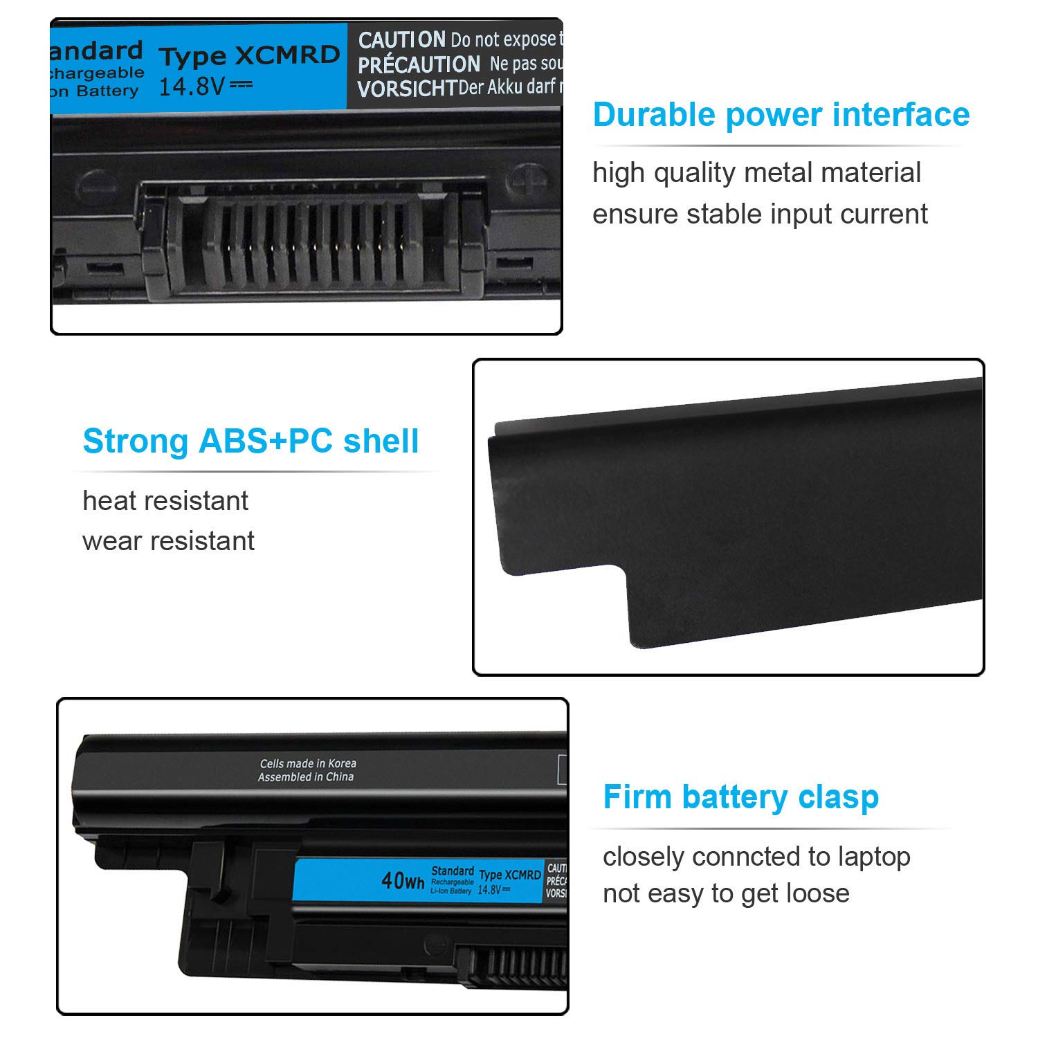 Foto 4 pulgar | Batería Emanjor Xcmrd De 40 Wh  14 8 V Para Dell Inspiron 15 3000 - Venta Internacional.