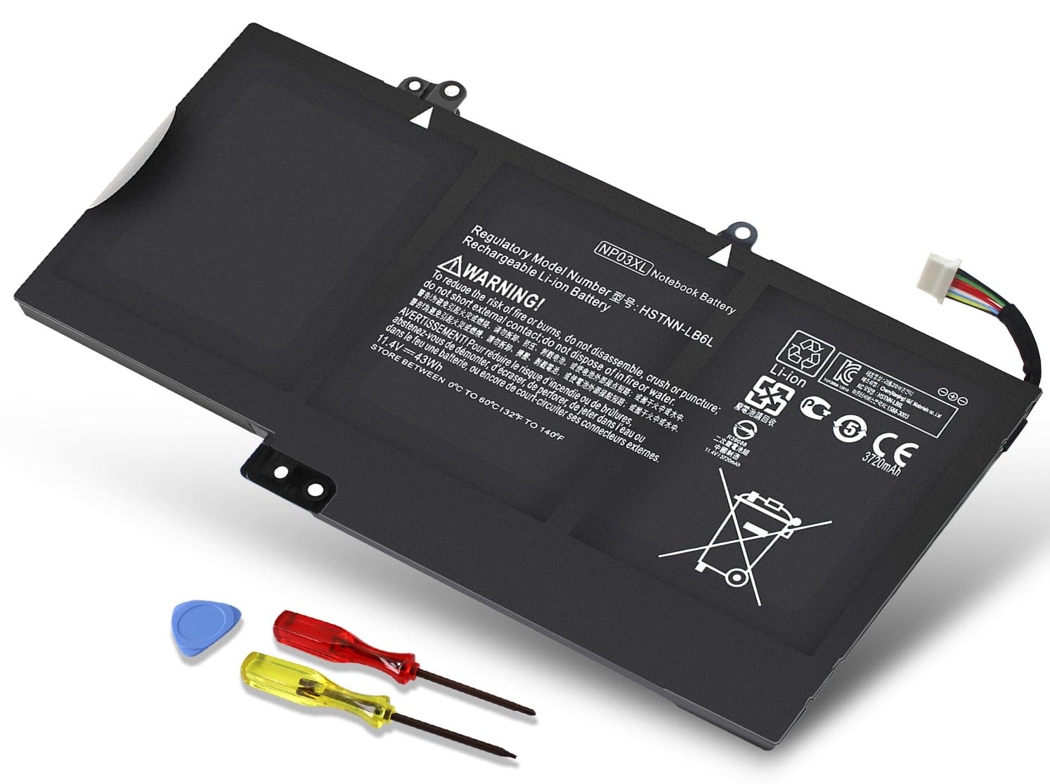 Batería Wymisnit Np03xl 761230-005 De 43 Wh Para Hp Envy X360 15 - Venta Internacional.