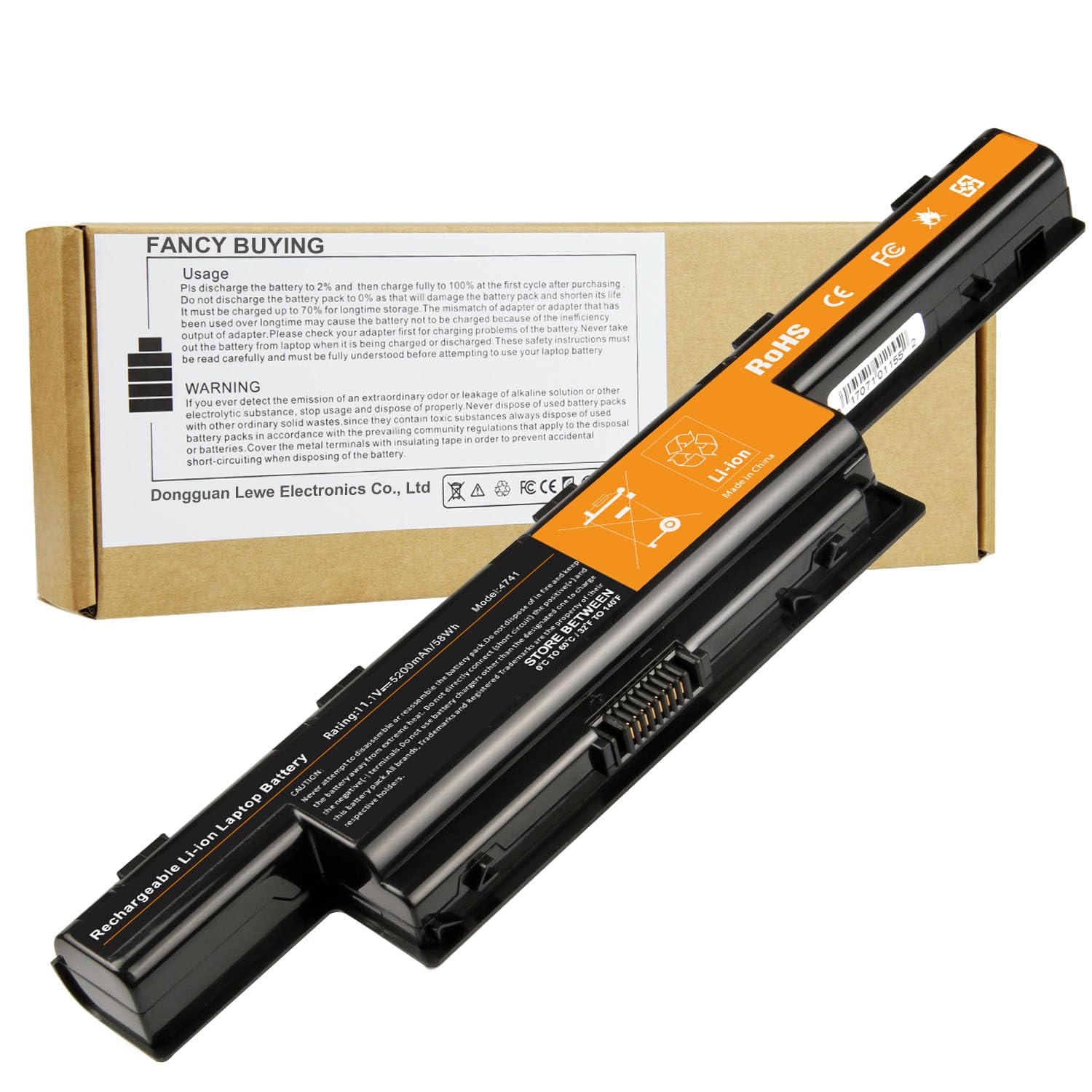 Batería De Portátil Fancy Buying 58wh 5200mah Para Acer/gateway - Venta Internacional.