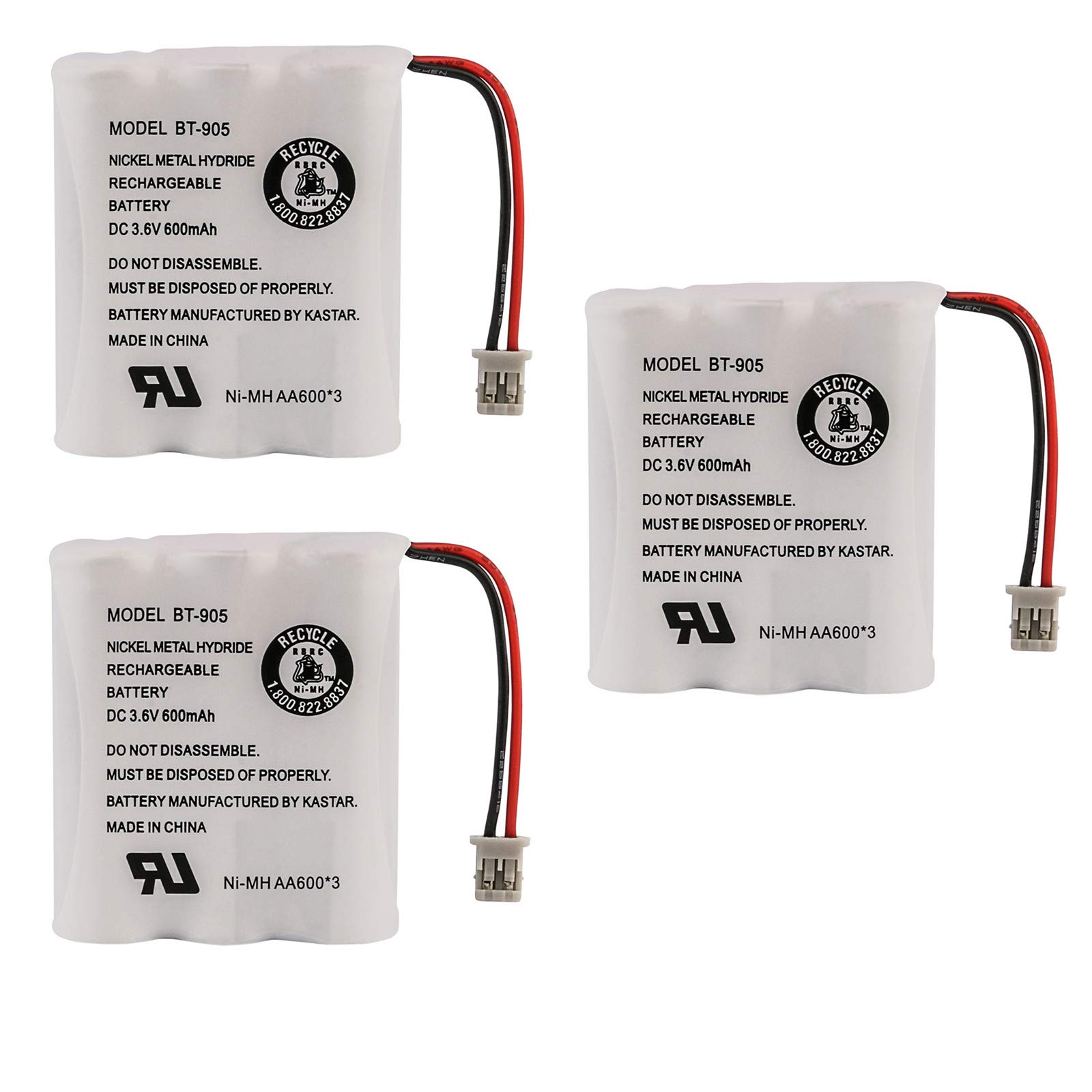 Foto 2 pulgar | Batería De Teléfono Inalámbrico Uniden Bt-905 3.6v 600mah - Venta Internacional.