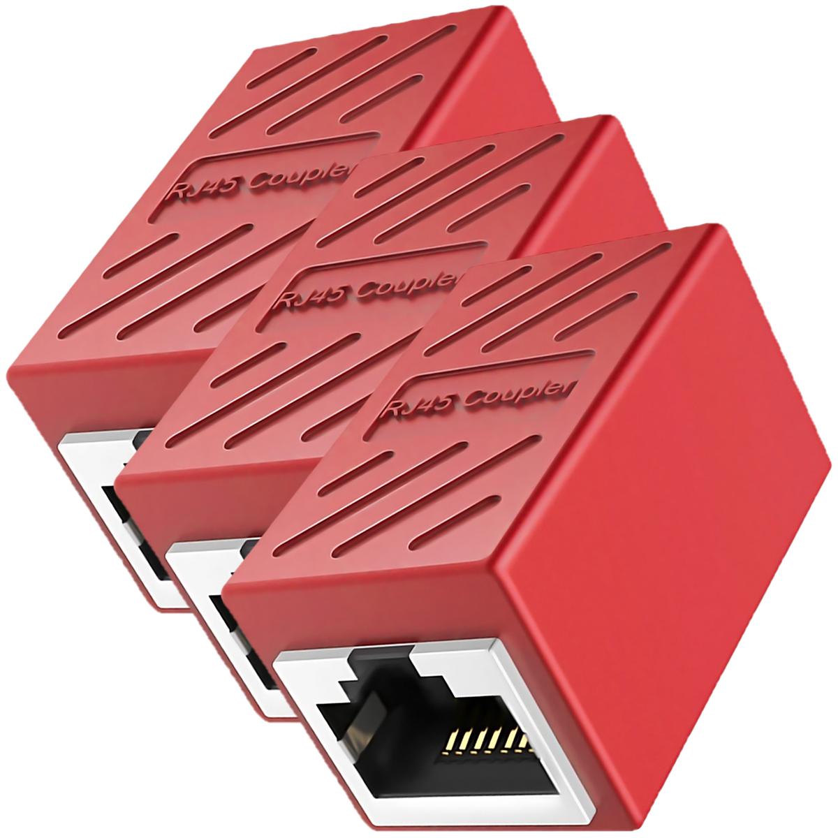 Acoplador Alta Velocidad Ventdepot Mxlke-003 3  Piezas Rojo
