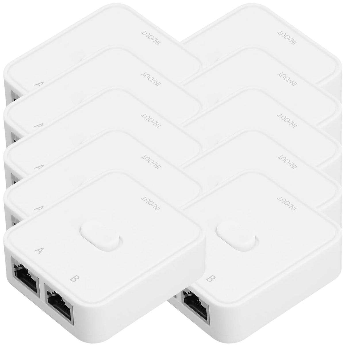 Foto 1 | Selector Interruptor De Red Ventdepot Mxngw-006 10 Piezas Blanco