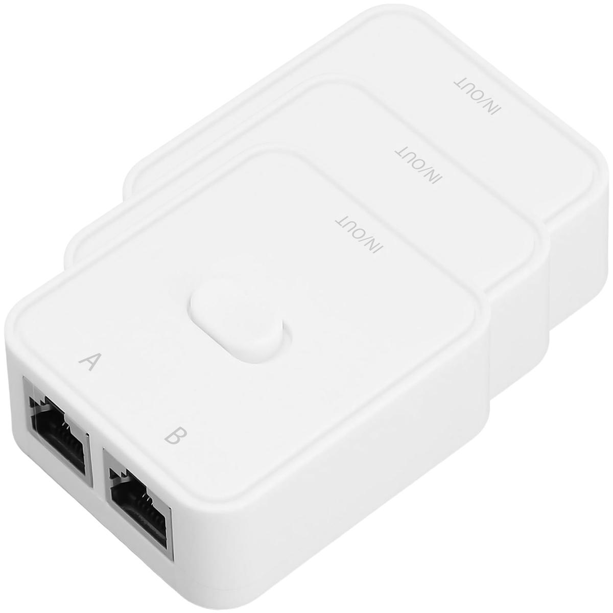 Foto 1 | Conmutador Manual De Red Lan Ventdepot Mxngw-003 3 Piezas Blanco