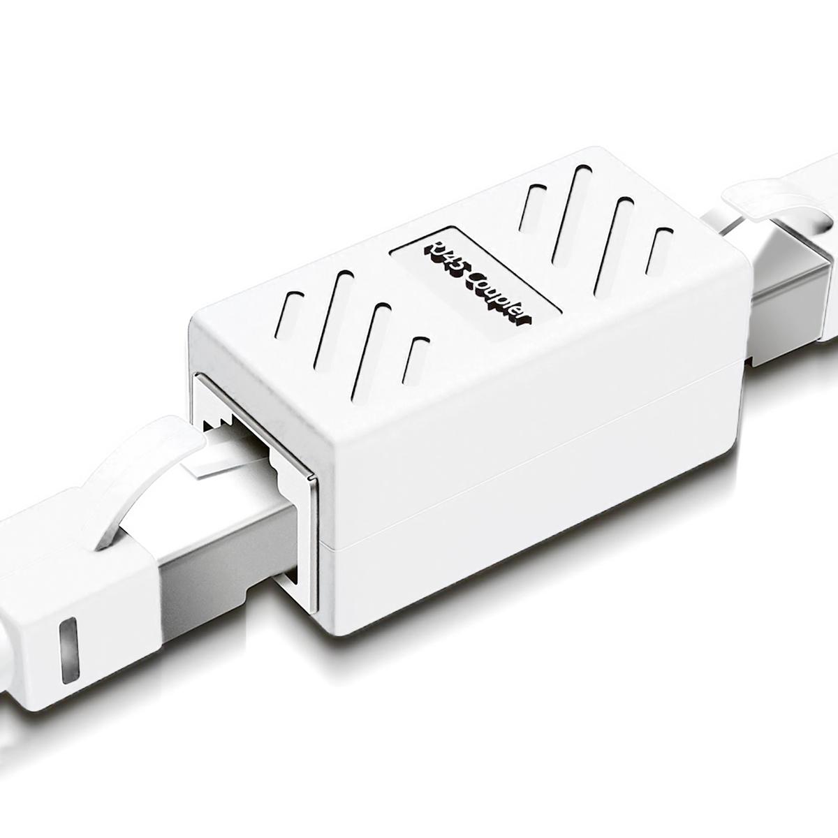 Foto 4 pulgar | Cople Ethernet Ventdepot Mxlkw-003 3  Piezas Blanco