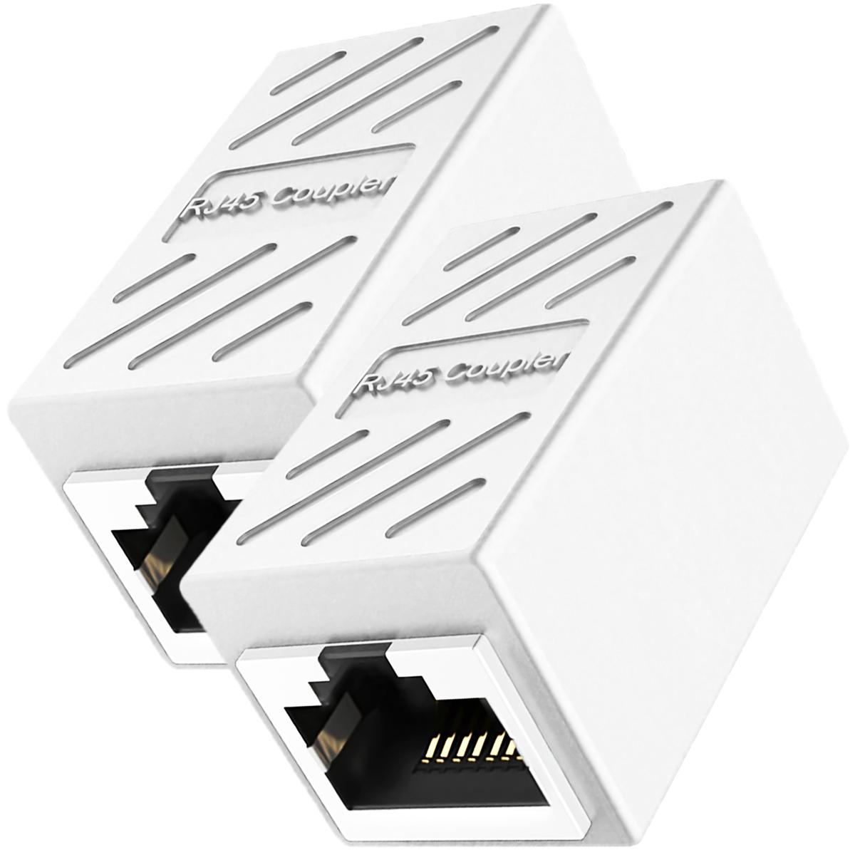 Foto 2 | Cople Cable De Red Ventdepot Mxlkw-002 2  Piezas Blanco