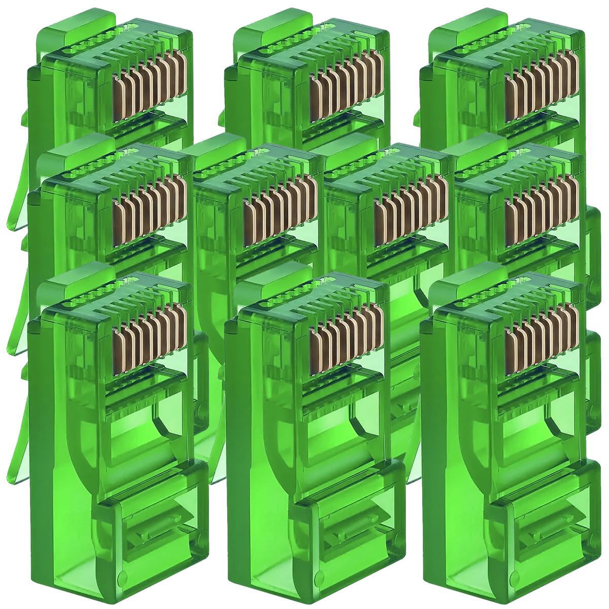 Foto 1 | Conector Rj45 Ventdepot Mxcyg-001 10 Piezas Verde