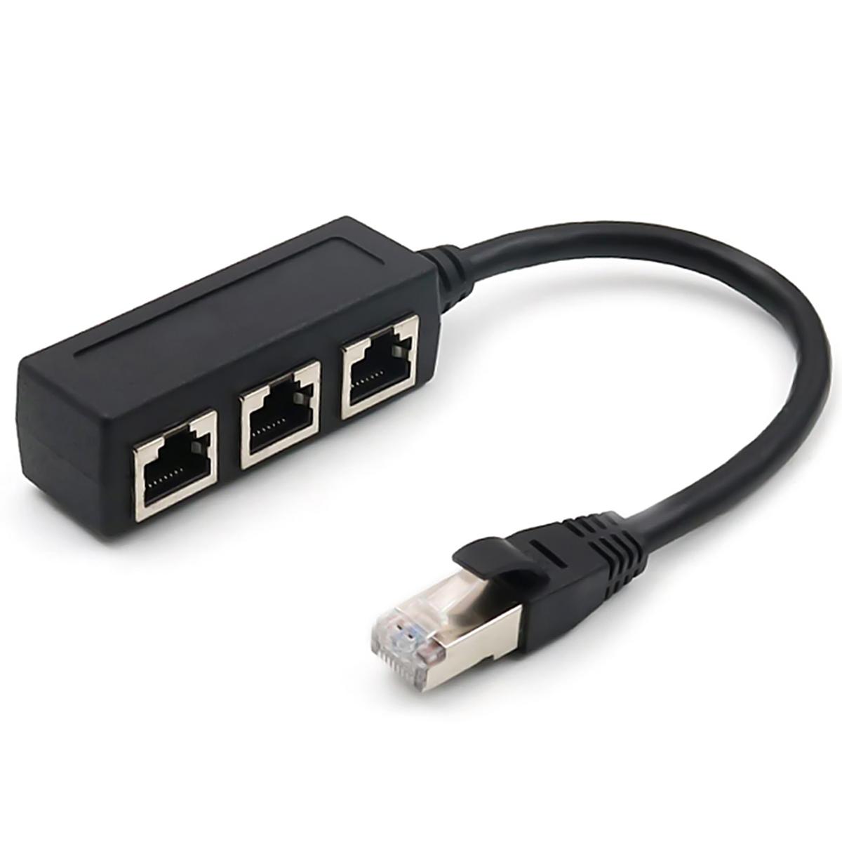 Foto 4 pulgar | Divisor Rj45 Ventdepot Mxndv-002 2 Piezas Negro
