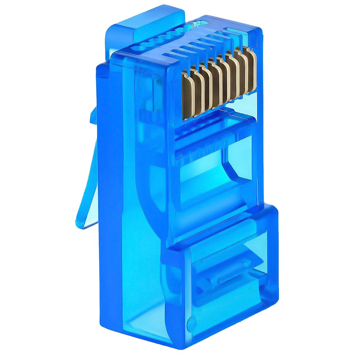 Foto 3 pulgar | Conector De Paso Ventdepot Mxcyu-006 100 Piezas Azul