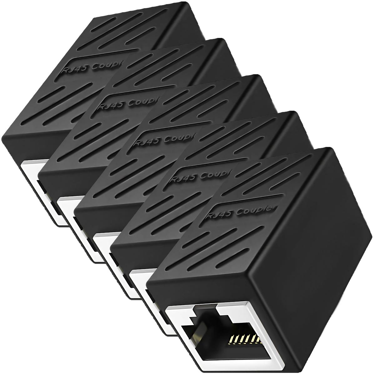 Extensor De Cable Ventdepot Mxlkk-005 5  Piezas Negro