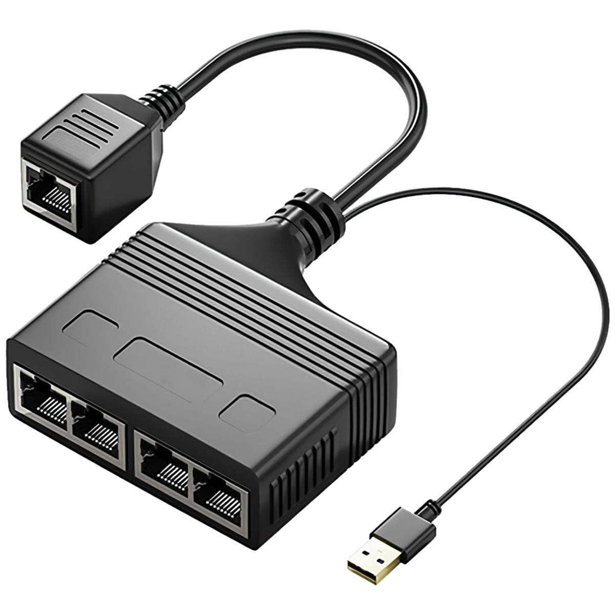 Foto 2 pulgar | Adaptador Rj45 Ventdepot Mxpnf-001 1 Pieza Negro