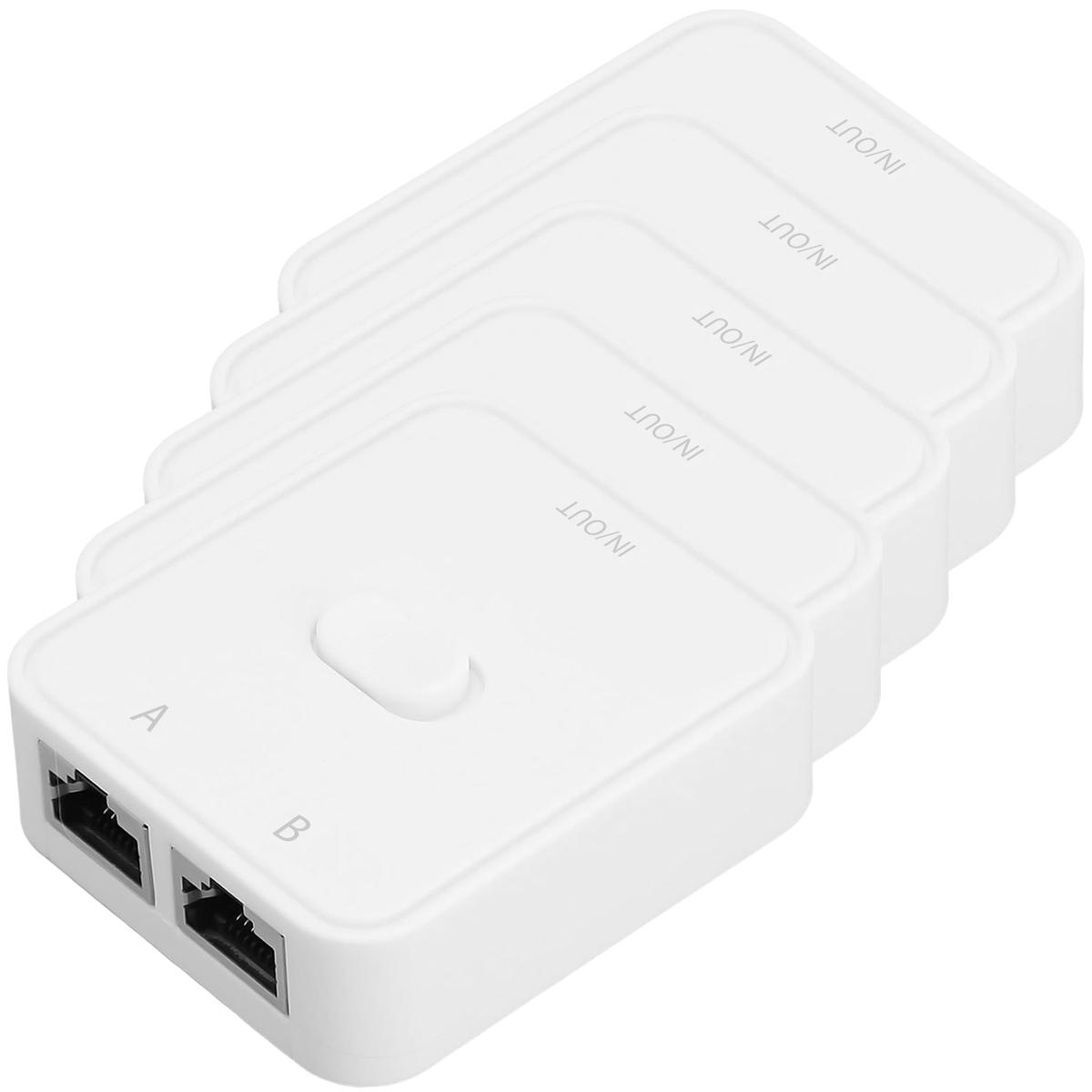 Foto 1 | Mini Conmutador De Cable De Red Ventdepot Mxngw-005 5 Piezas Blanco