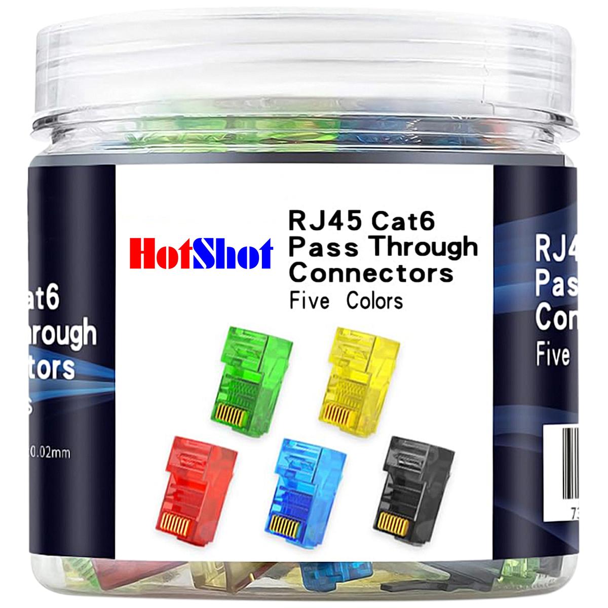 Foto 3 pulgar | Conector Rj45 Ventdepot Mxcrv-001 100 Piezas  Multicolor
