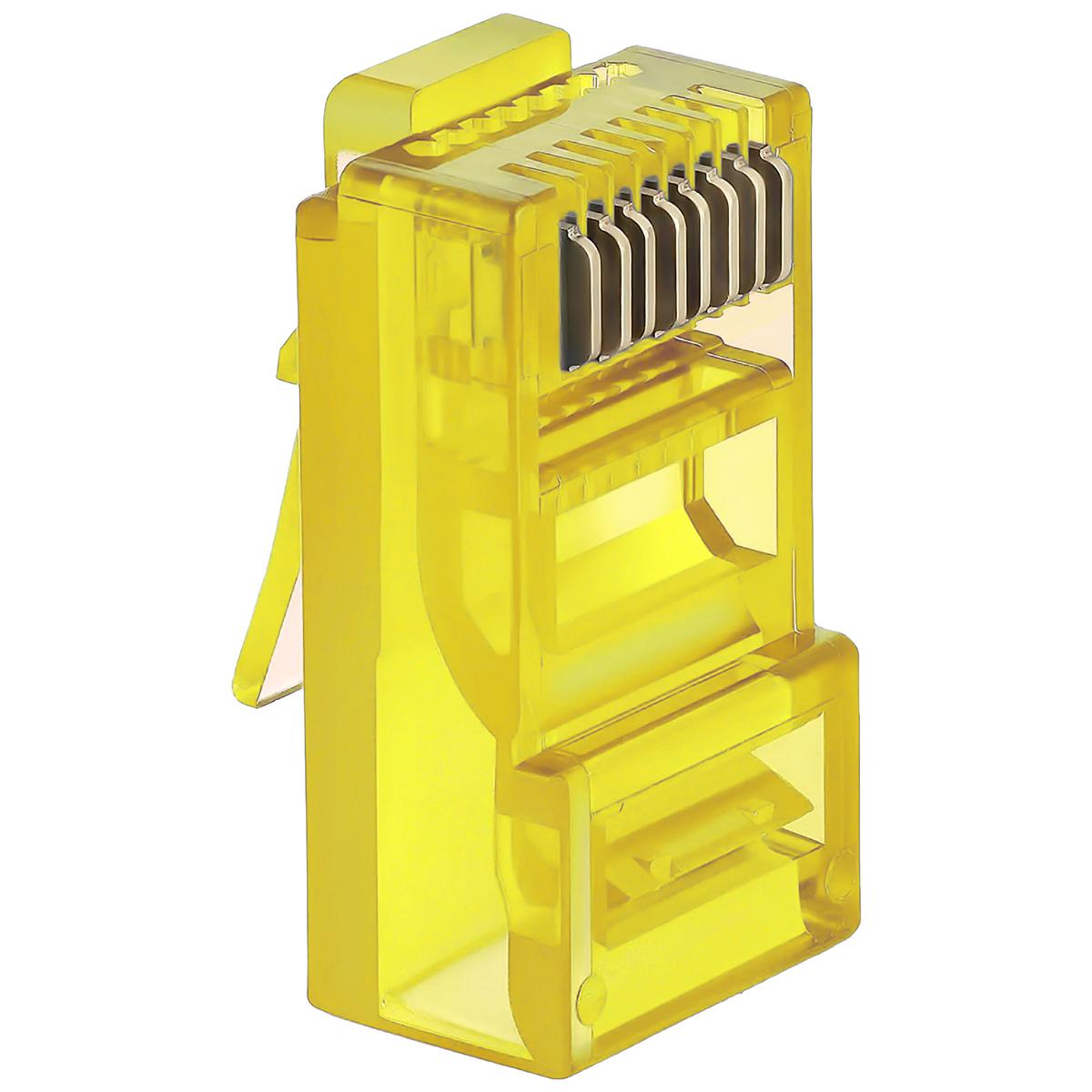 Extremo Para Cable De Internet Ventdepot Mxcyy-005 50 Piezas Amarillo