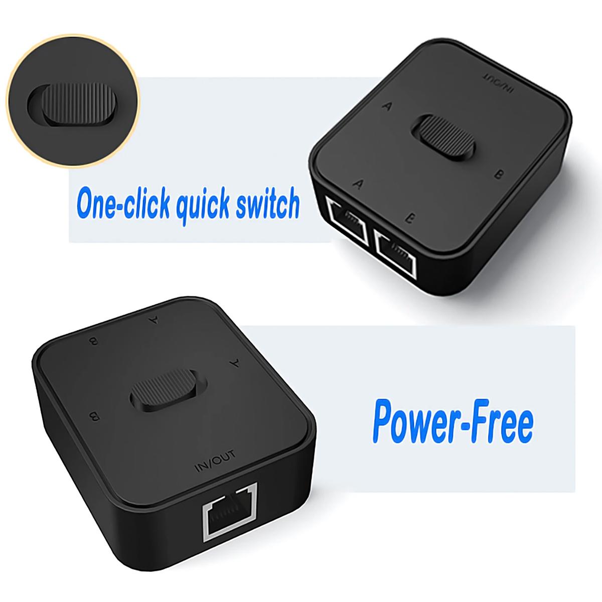 Foto 4 pulgar | Eficiente Selector De Red Ventdepot Mxntb-006 10 Piezas Negro