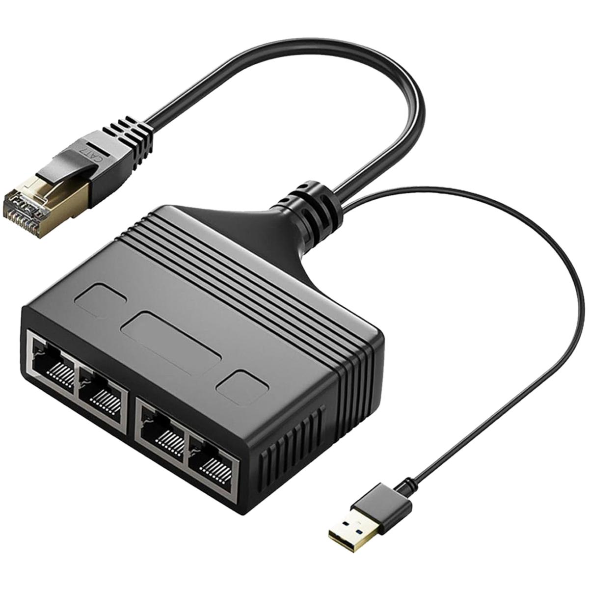 Foto 2 | Divisor Rj45 Ventdepot Mxpon-001 1 Pieza Negro