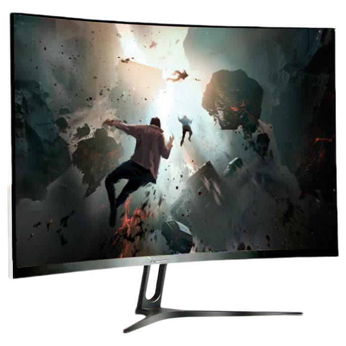 Monitor Gamer Curvo 23.8 Xzeal Xst-570 color Blanco $2,256