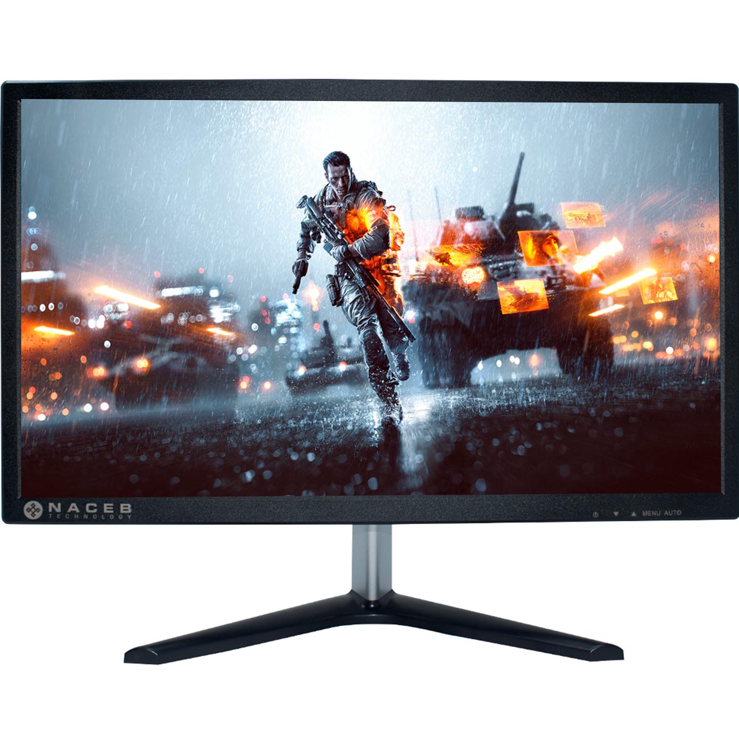 Foto 4 pulgar | Monitor Gamer 19.5 Naceb Royal 2ms 60hz Led Hd Hdmi Vga Na-627 Color Negro