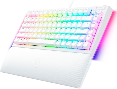 Foto 2 | Razer Blackwidow V4 75% - Us - Blanco Teclado Gaming Mecánico Con Cambio De Switches