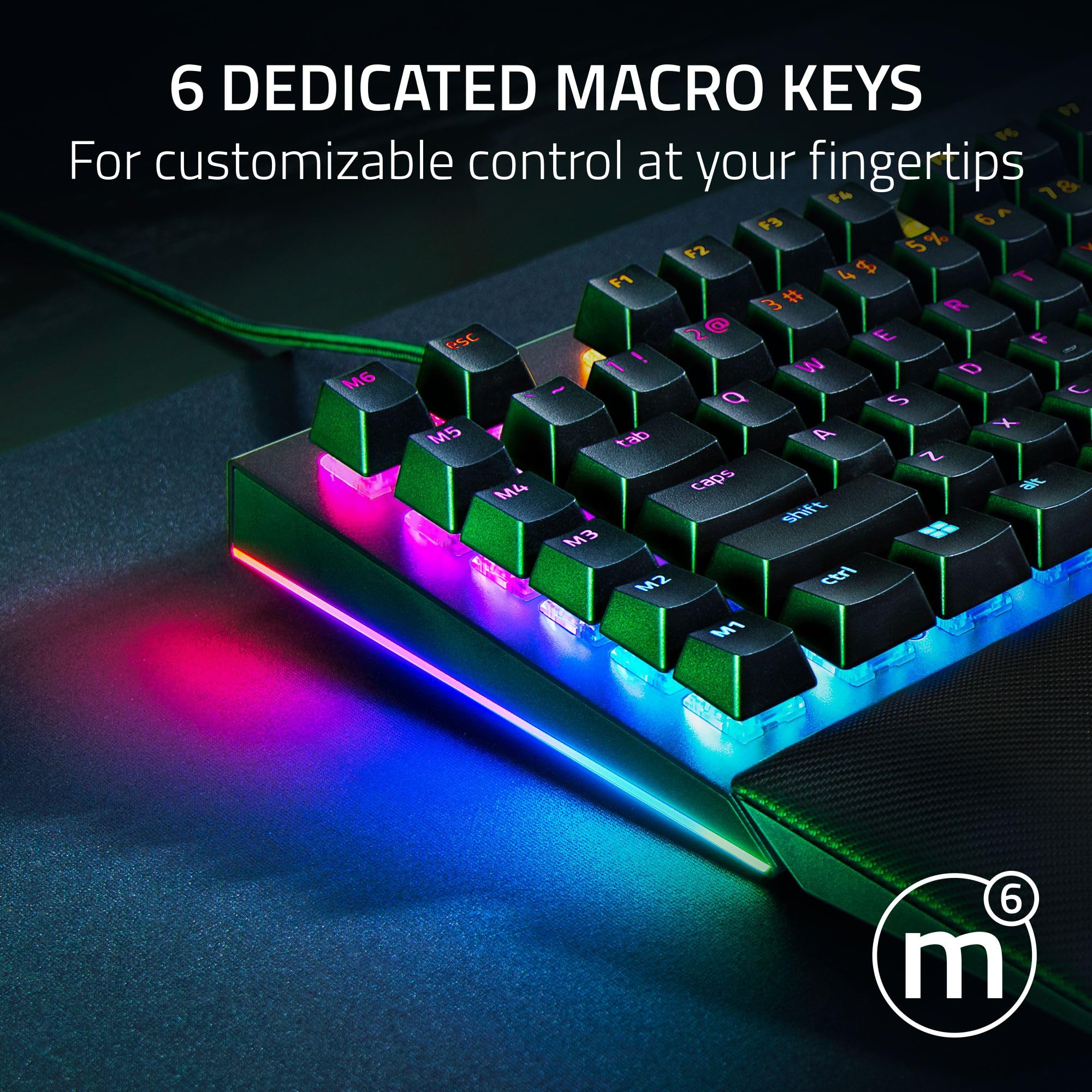 Foto 5 pulgar | Teclado Mecánico Para Juegos Razer Blackwidow V4 Con Interruptores Amarillos - Venta Internacional.