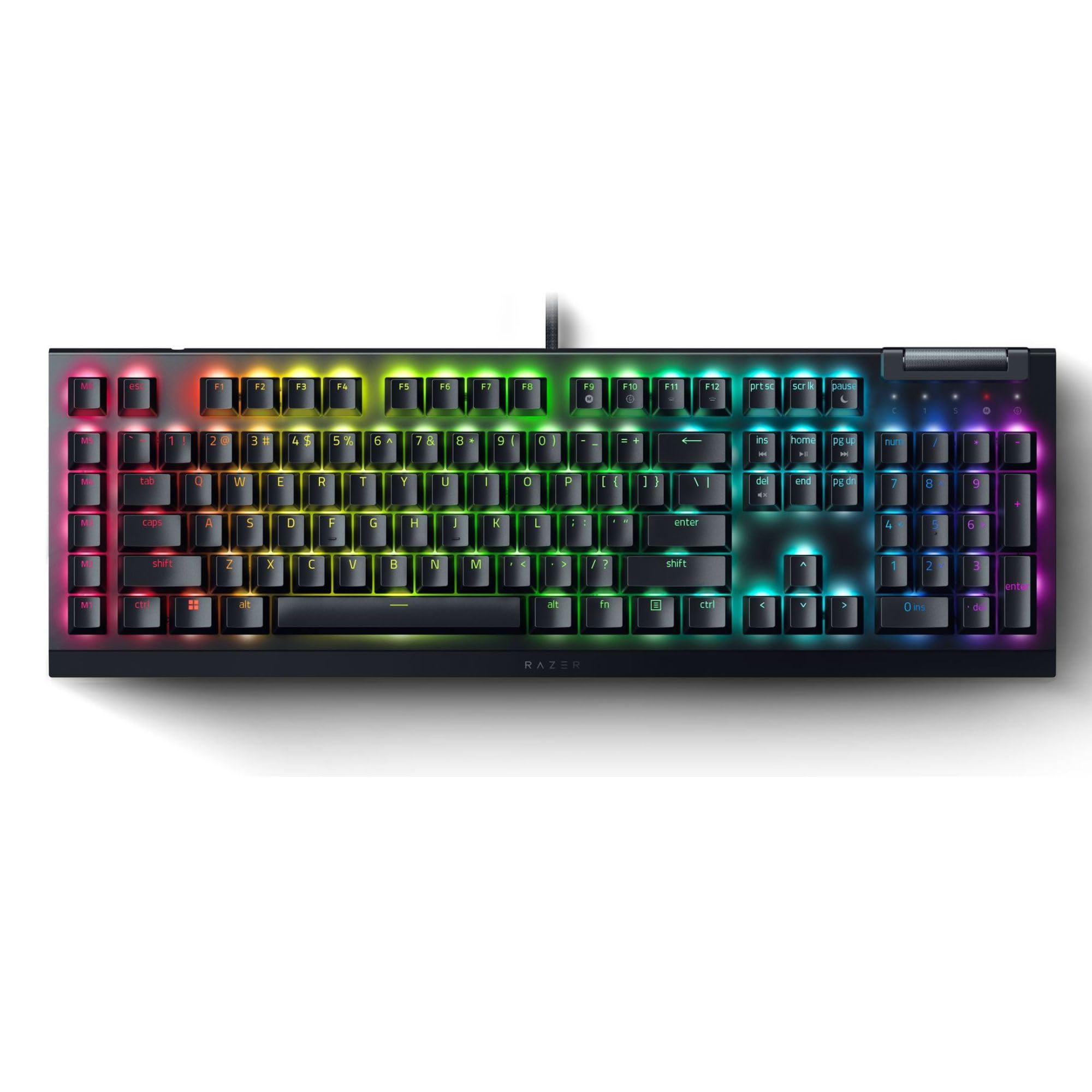 Foto 1 | Teclado Gamer Alámbrico Razer Blackwidow V4 X Yellow - Venta Internacional
