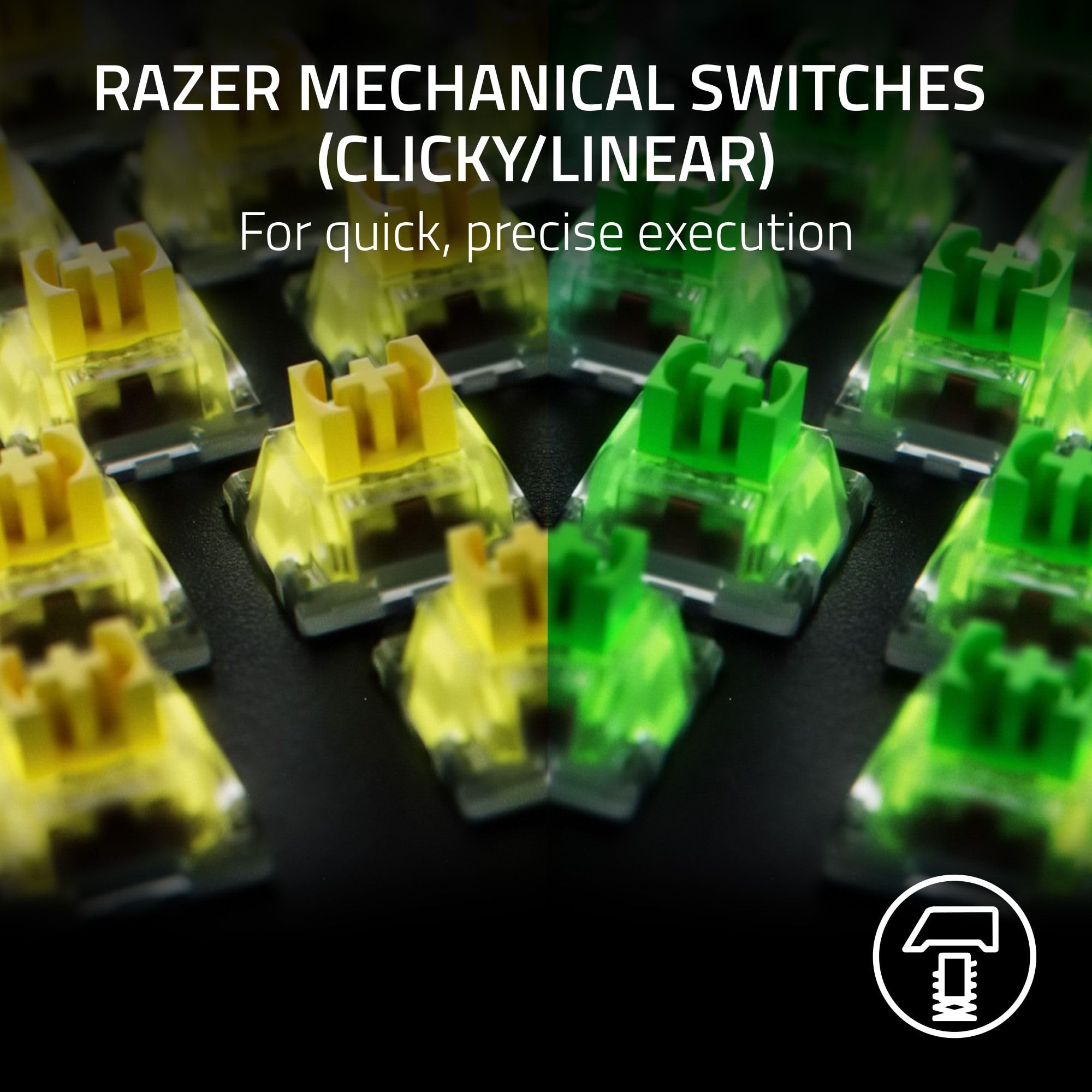 Foto 2 | Teclado Gamer Alámbrico Razer Blackwidow V4 X Yellow - Venta Internacional