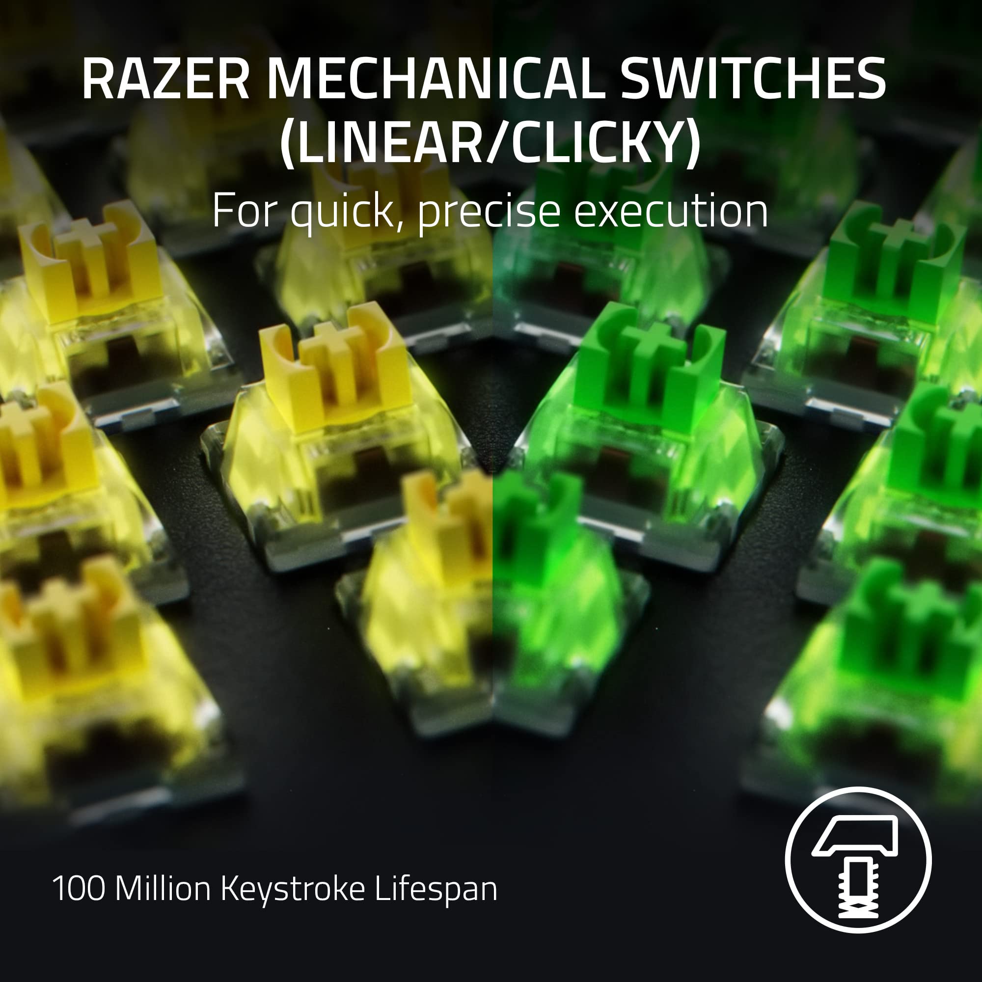 Foto 3 pulgar | Teclado Para Juegos Razer Blackwidow V4 Pro Con Interruptores Amarillos Con Cable - Venta Internacional.
