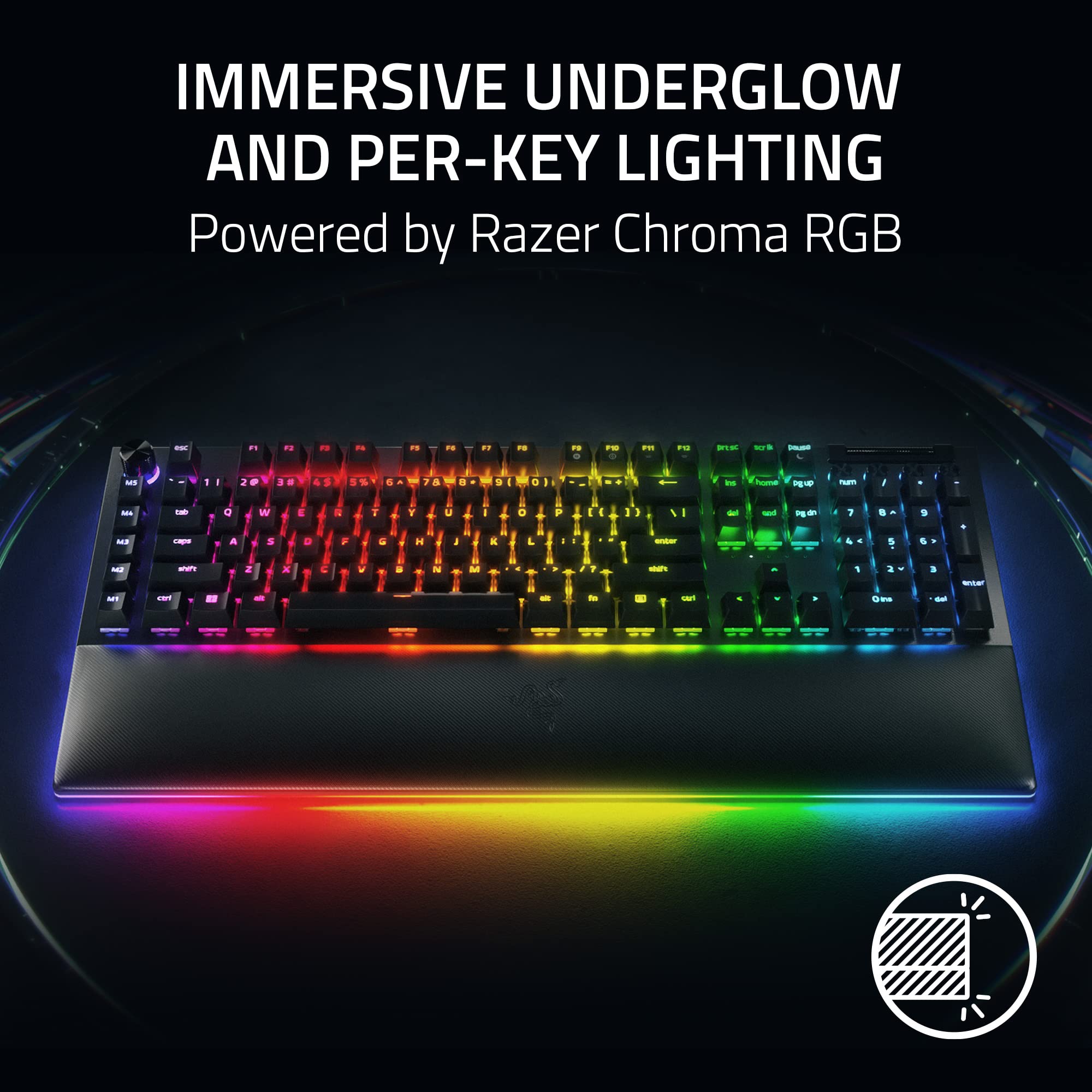 Foto 4 pulgar | Teclado Para Juegos Razer Blackwidow V4 Pro Con Interruptores Amarillos Con Cable - Venta Internacional.
