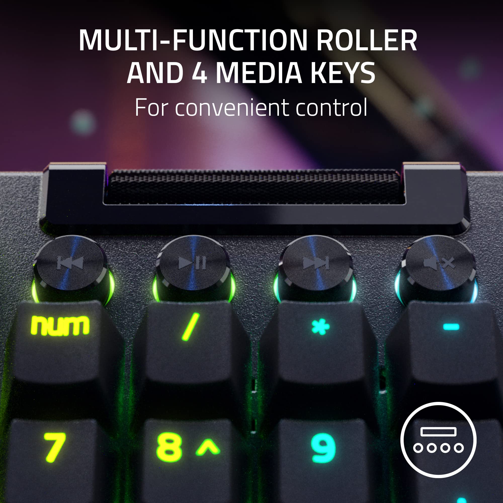 Foto 8 pulgar | Teclado Para Juegos Razer Blackwidow V4 Pro Con Interruptores Amarillos Con Cable - Venta Internacional.