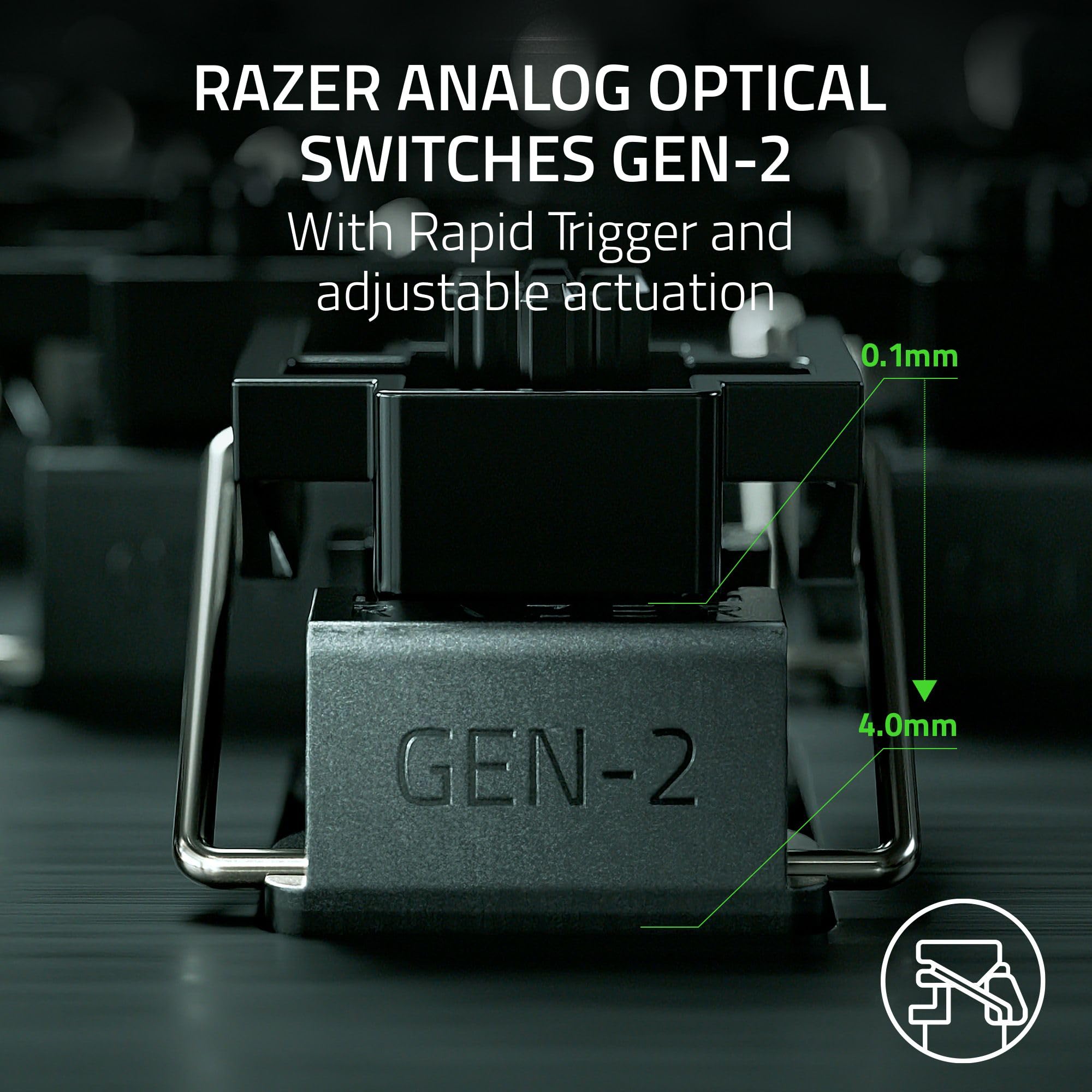 Foto 4 pulgar | Teclado Para Juegos Razer Huntsman V3 Pro Analógico Óptico Negro - Venta Internacional.