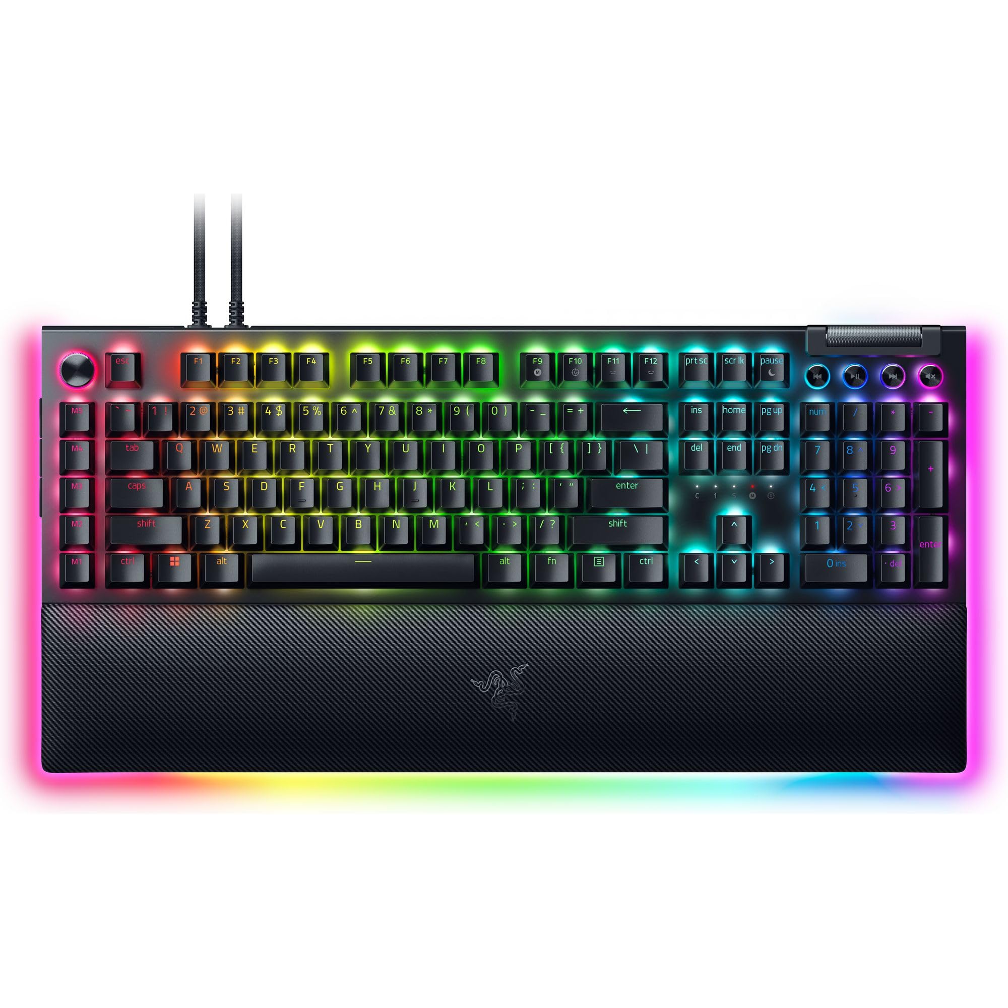 Foto 2 pulgar | Teclado Para Juegos Razer Blackwidow V4 Pro Con Cable Y Interruptores Verdes - Venta Internacional.