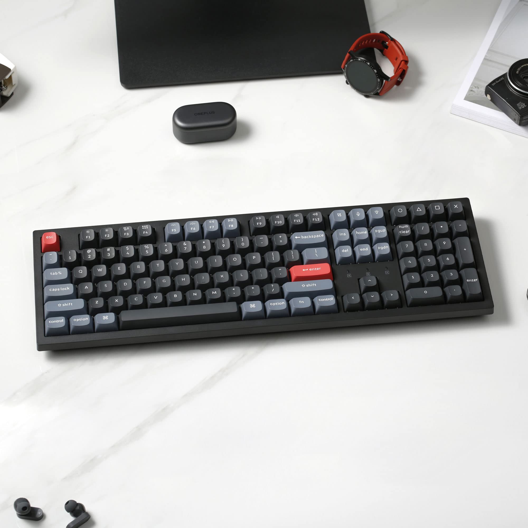 Foto 6 | Teclado Keychron K10 Pro Inalámbrico Mecánico Retroiluminado Blanco - Venta Internacional.