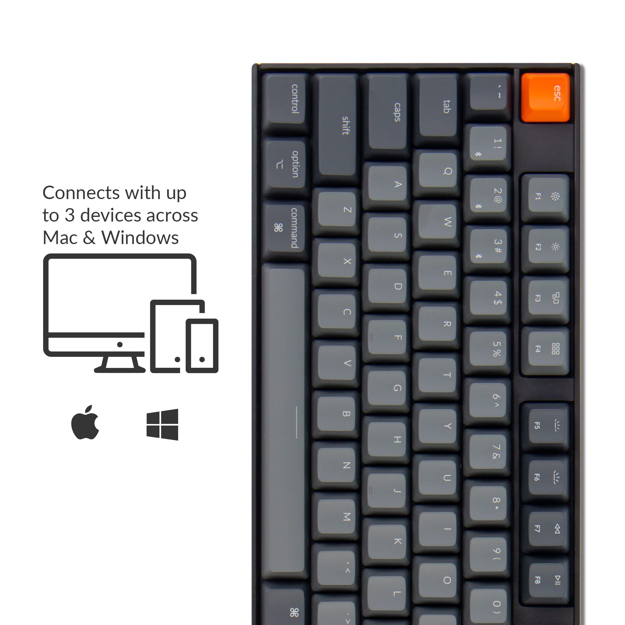 Foto 3 pulgar | Teclado Mecánico Inalámbrico Bluetooth Para Juegos Keychron K10 - Venta Internacional.