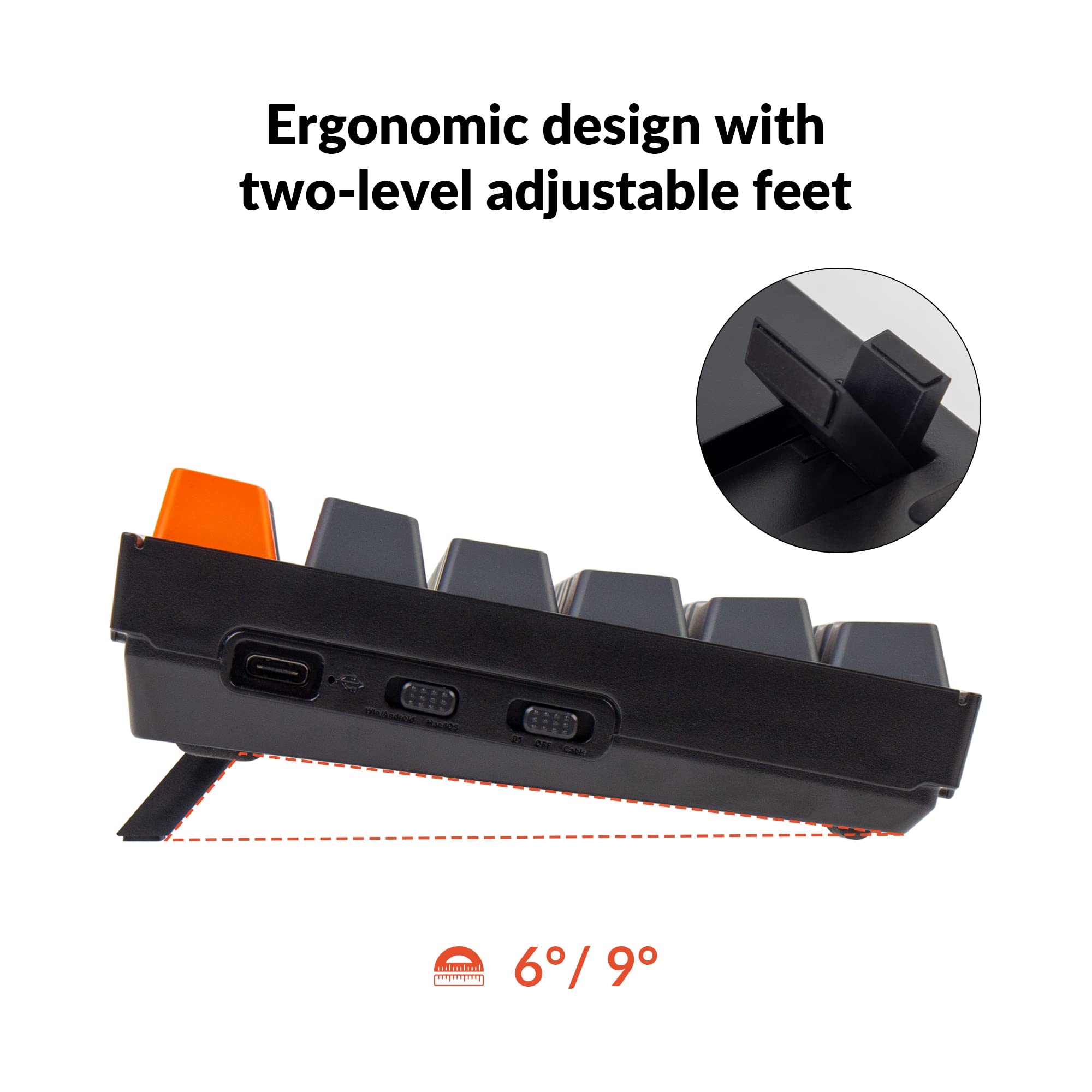 Foto 7 pulgar | Teclado Mecánico Inalámbrico Bluetooth Para Juegos Keychron K10 - Venta Internacional.