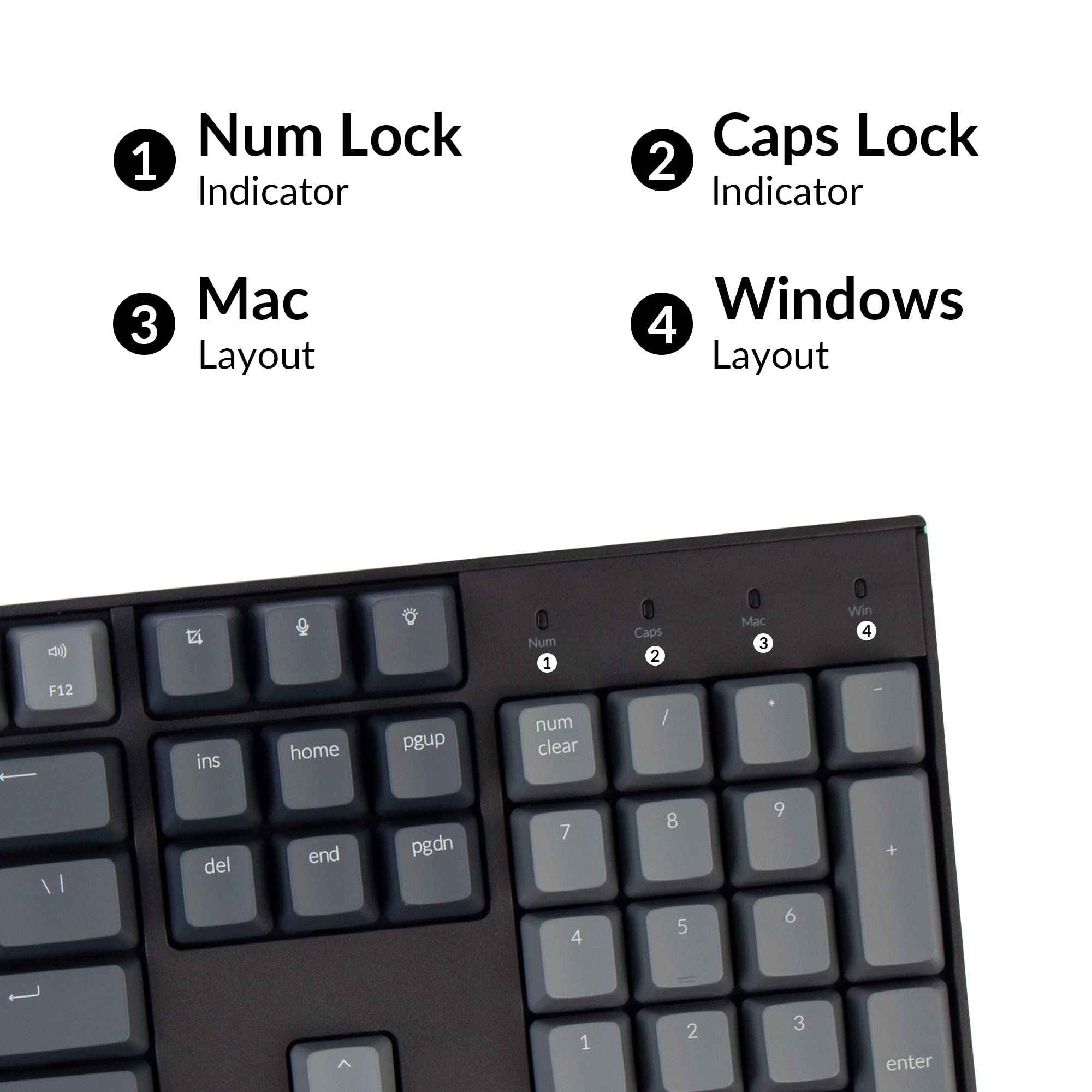 Foto 8 pulgar | Teclado Mecánico Inalámbrico Bluetooth Para Juegos Keychron K10 - Venta Internacional.