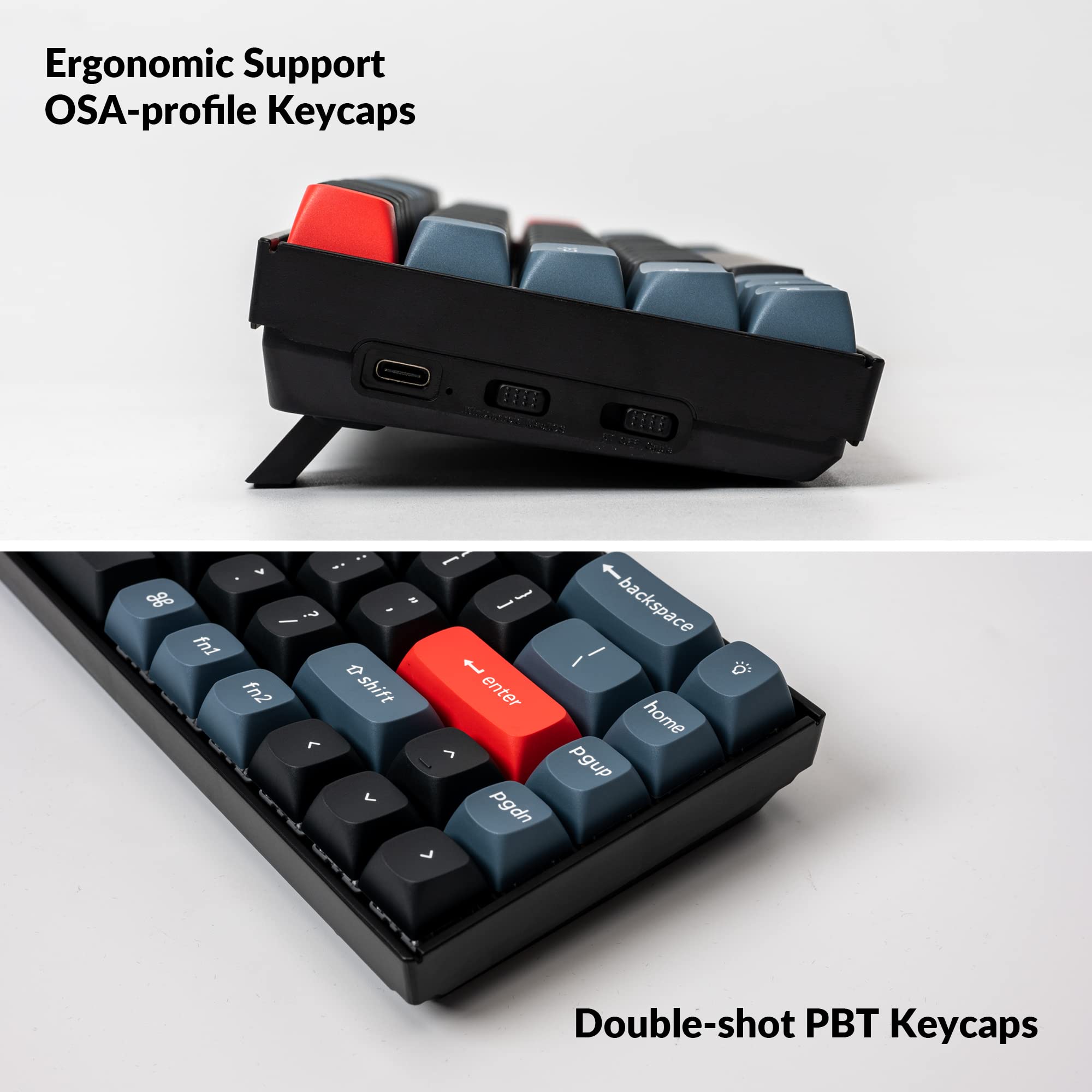 Foto 6 | Teclado Keychron K6 Pro Inalámbrico Con Interruptor Rojo Retroiluminado En Blanco - Venta Internacional.
