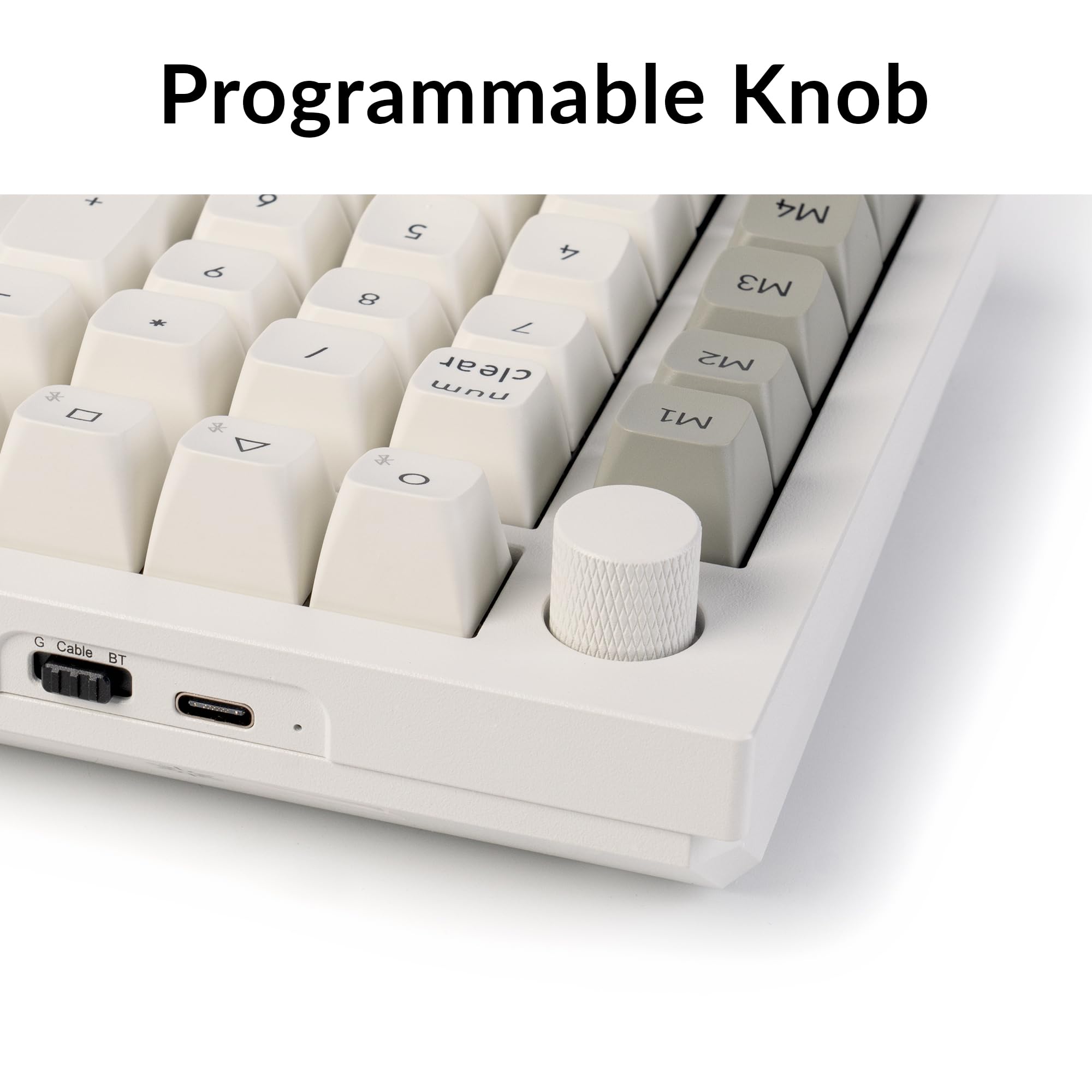 Foto 8 pulgar | Teclado Numérico Mecánico Personalizado Q0 Max Inalámbrico Blanco - Venta Internacional.